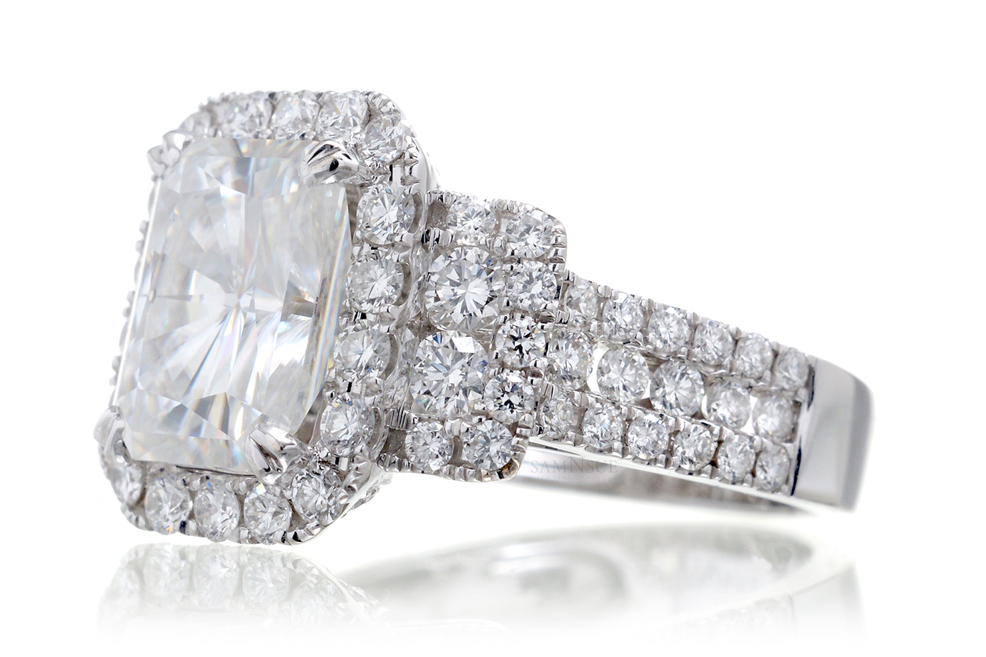 The Sydney Radiant Moissanite Ring