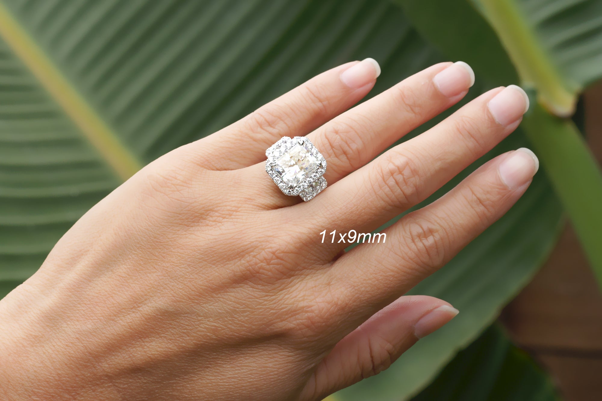 The Sydney Radiant Moissanite Ring