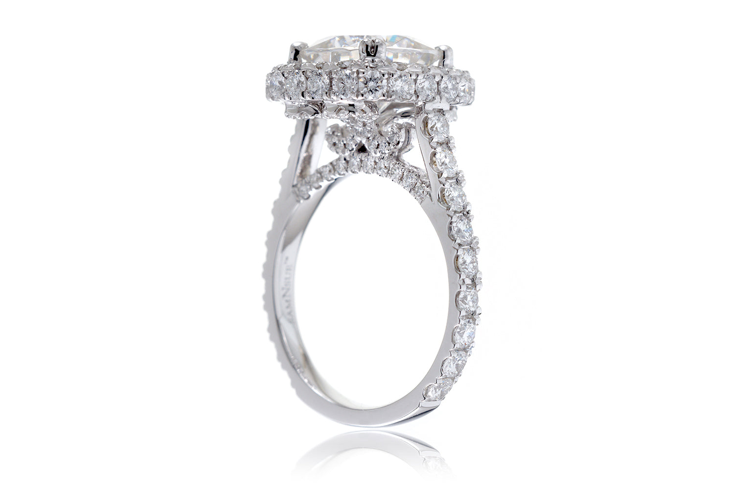 The Celestine Cushion Moissanite