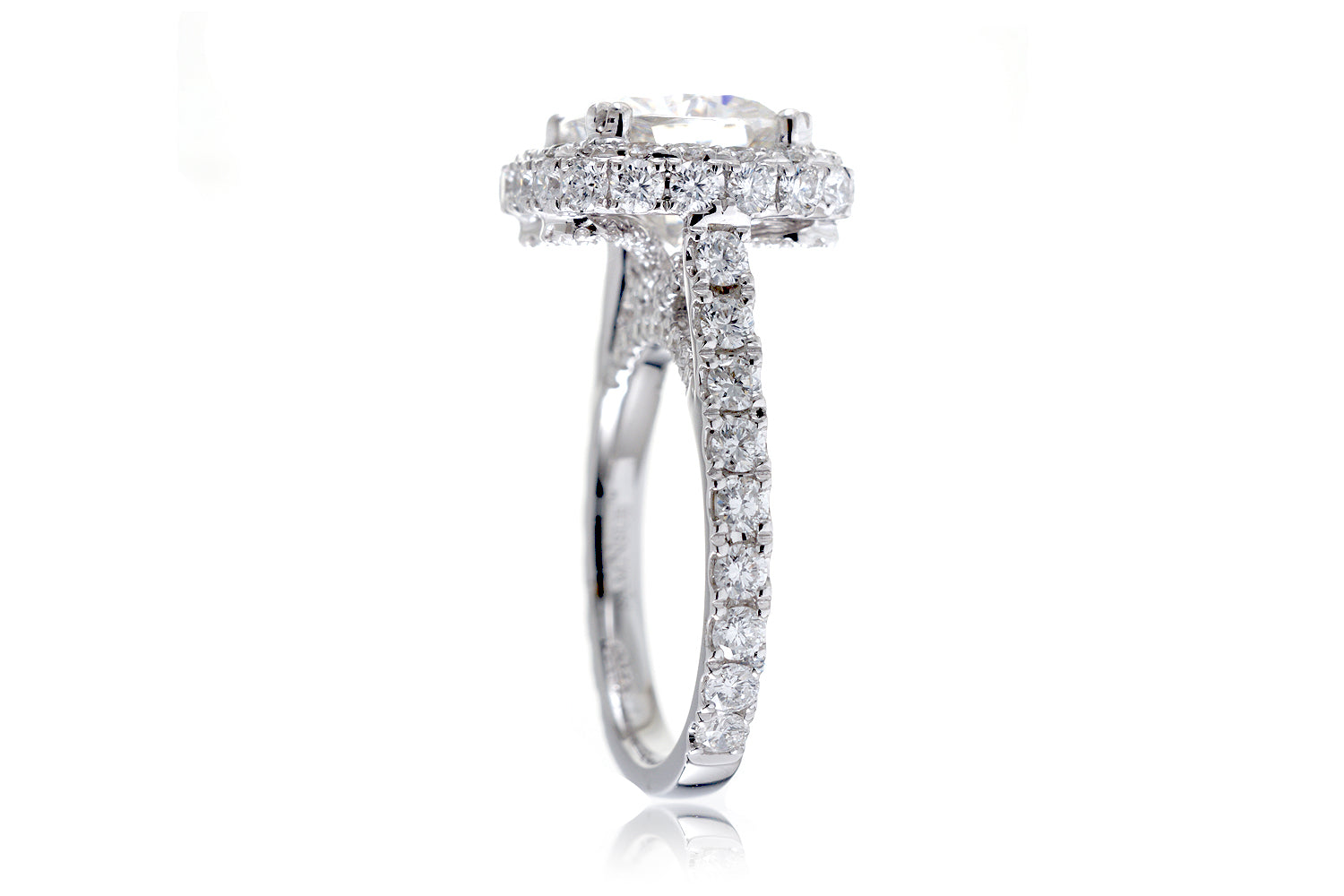 The Celestine Cushion Moissanite