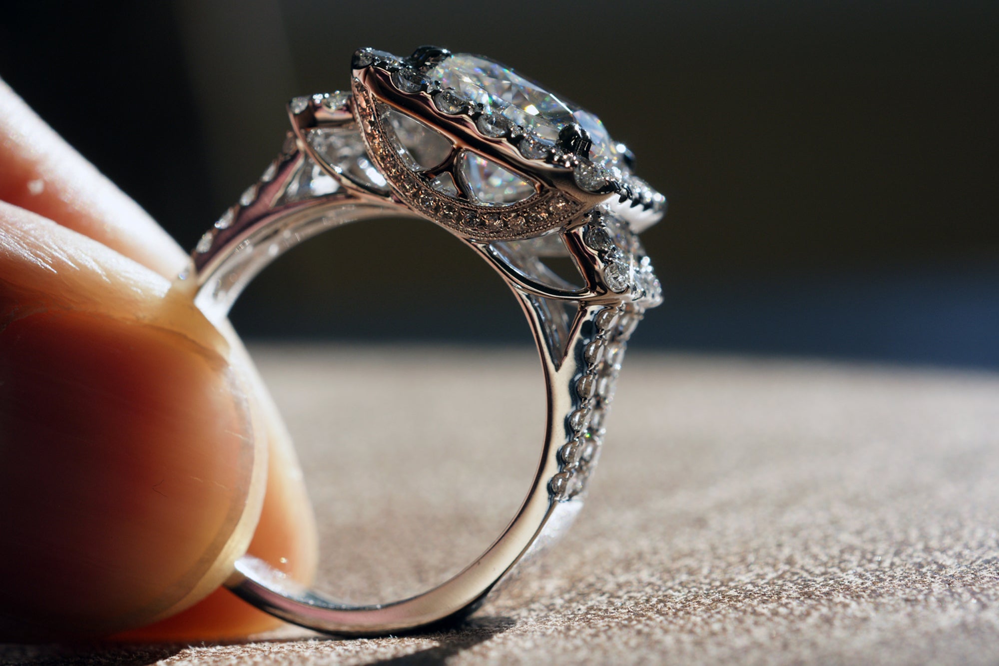 The Sydney Cushion Moissanite