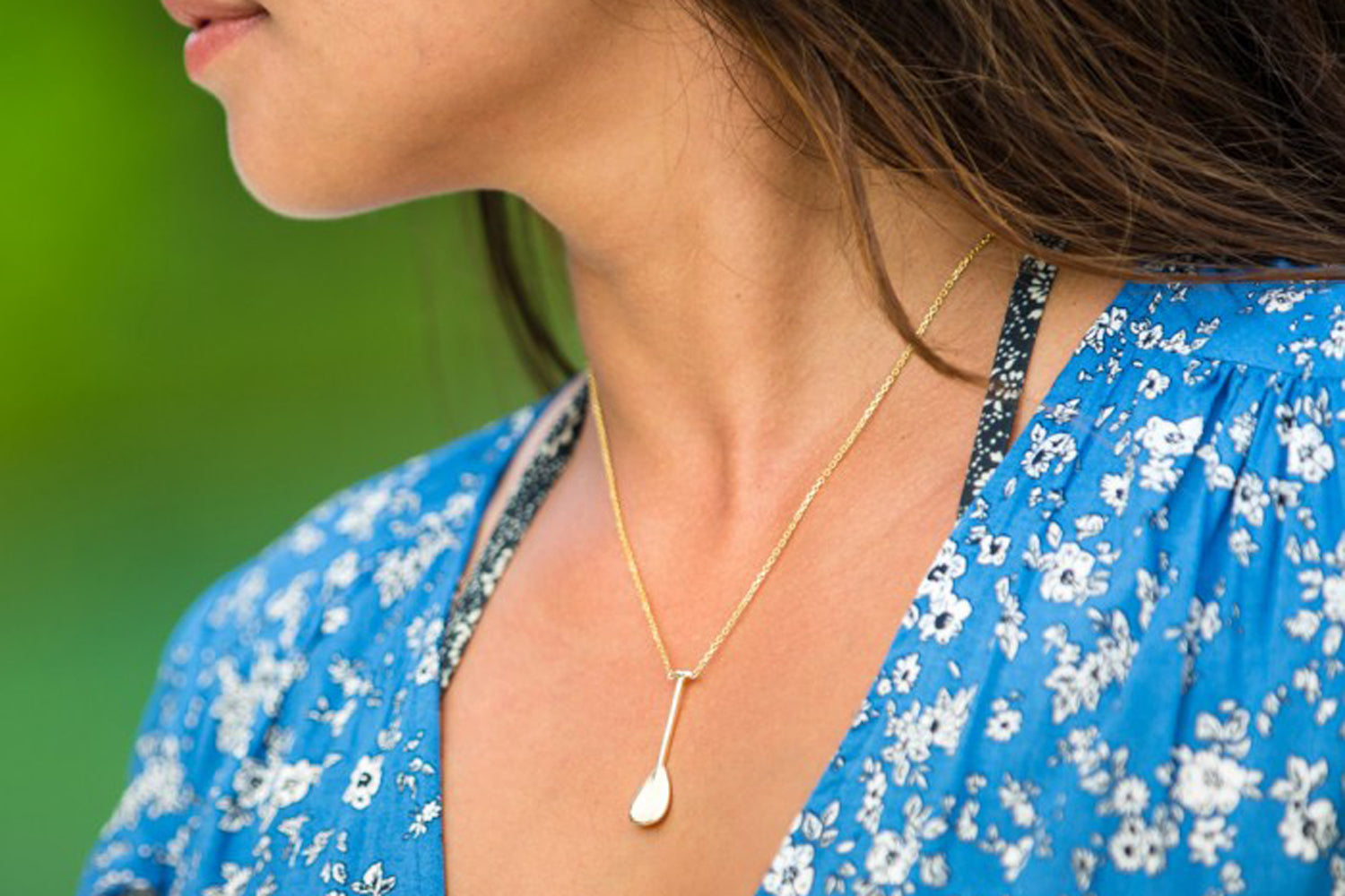 The Outrigger Paddle Necklace (Large)