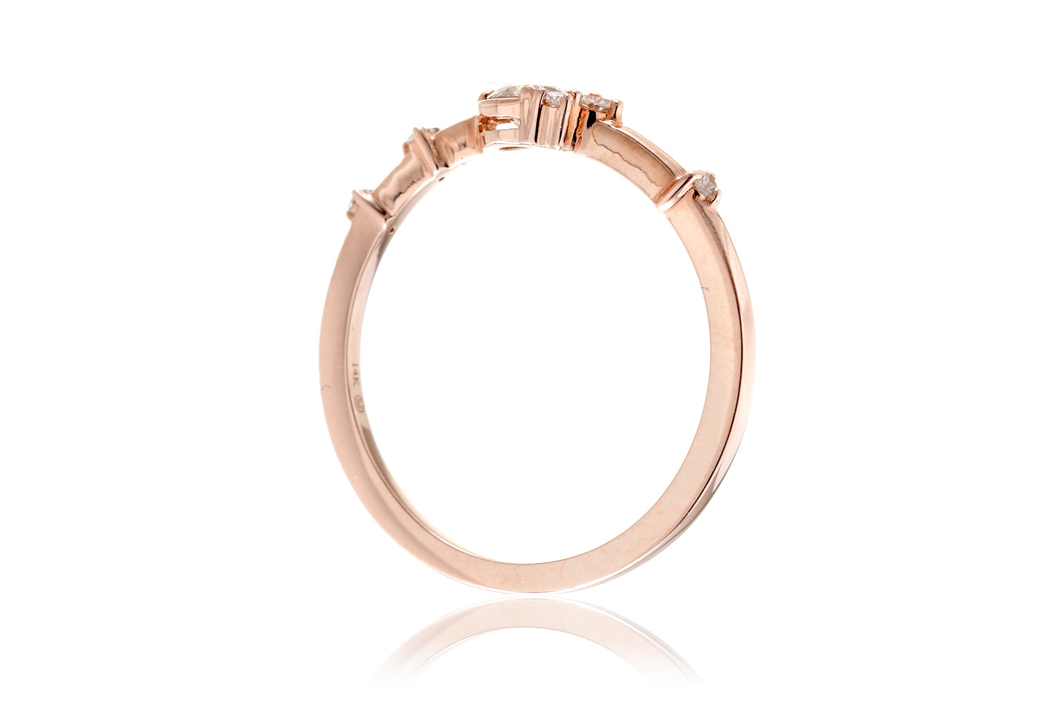 The Pluto Diamond Ring (cognac)