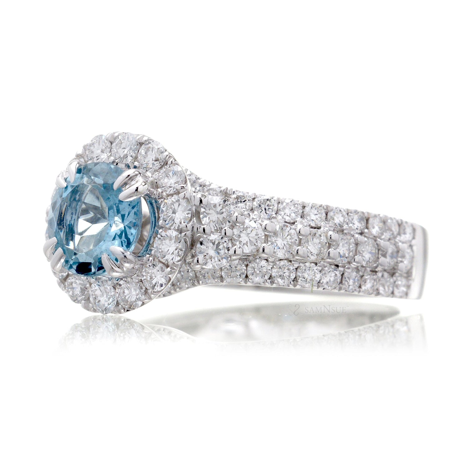 The Isabella Round Aquamarine