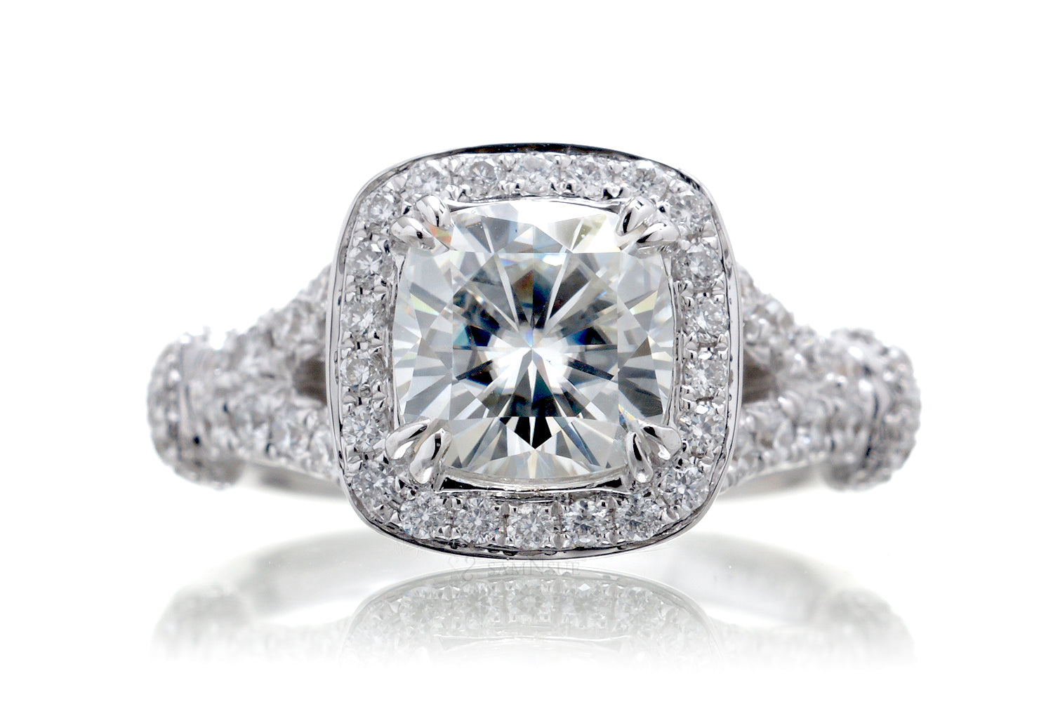 The Marissa Cushion Moissanite