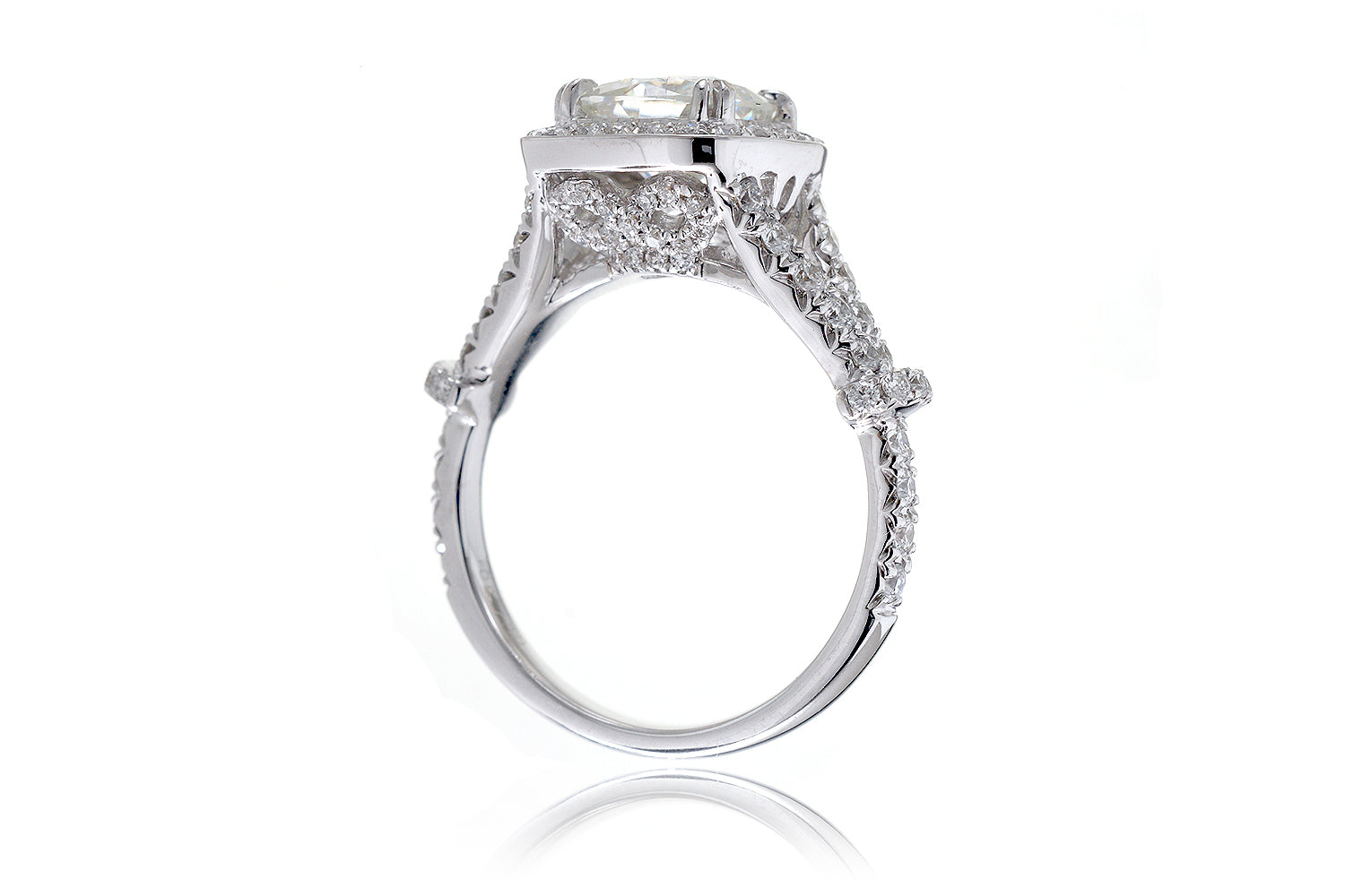 The Marissa Cushion Moissanite