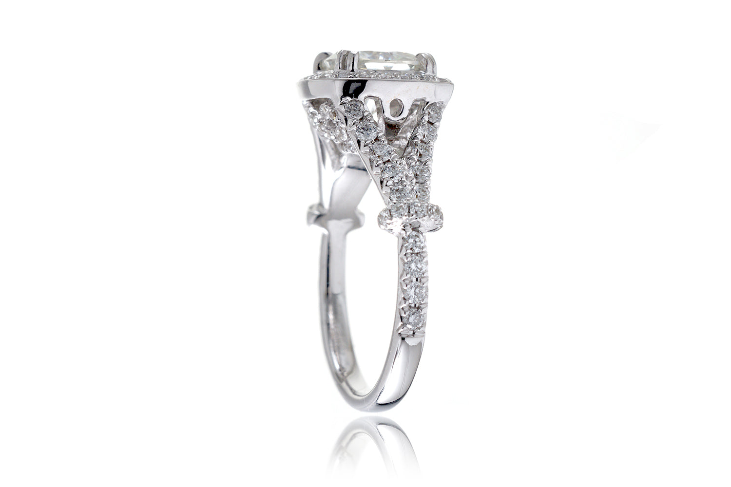 The Marissa Cushion Moissanite (8x8)