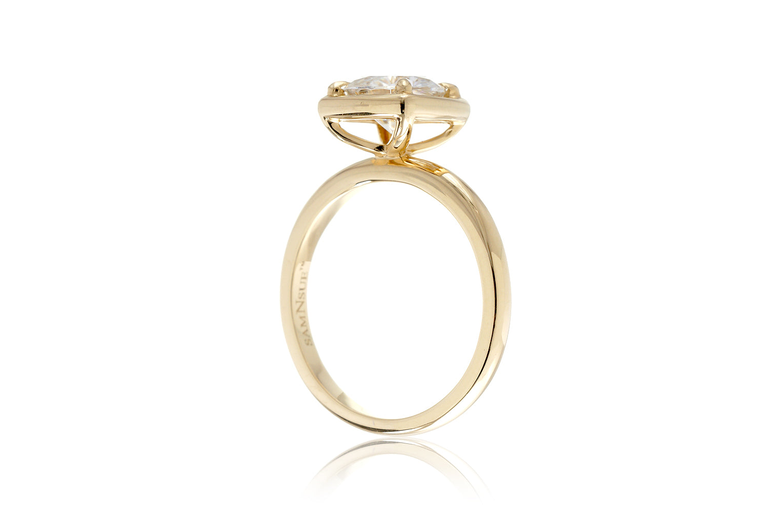 The Jane Round Moissanite Ring