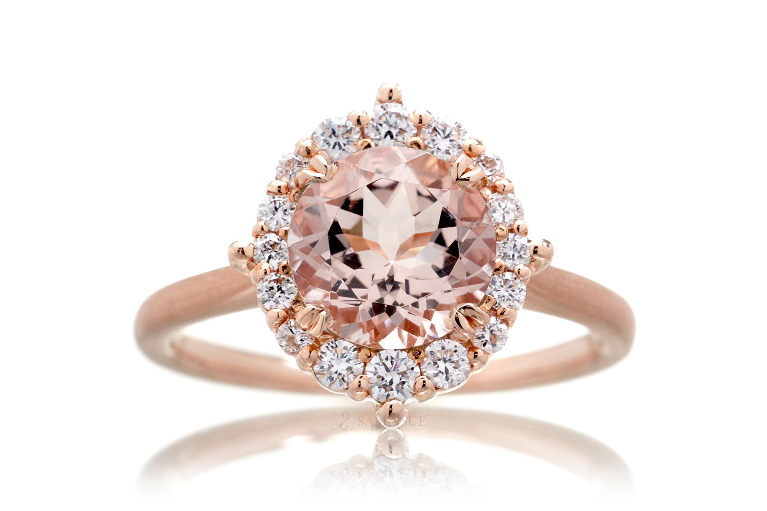 The Haley Round Morganite