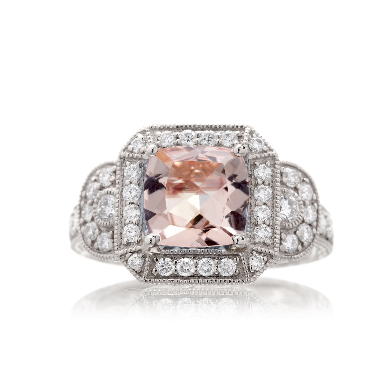 The Louise Cushion Morganite