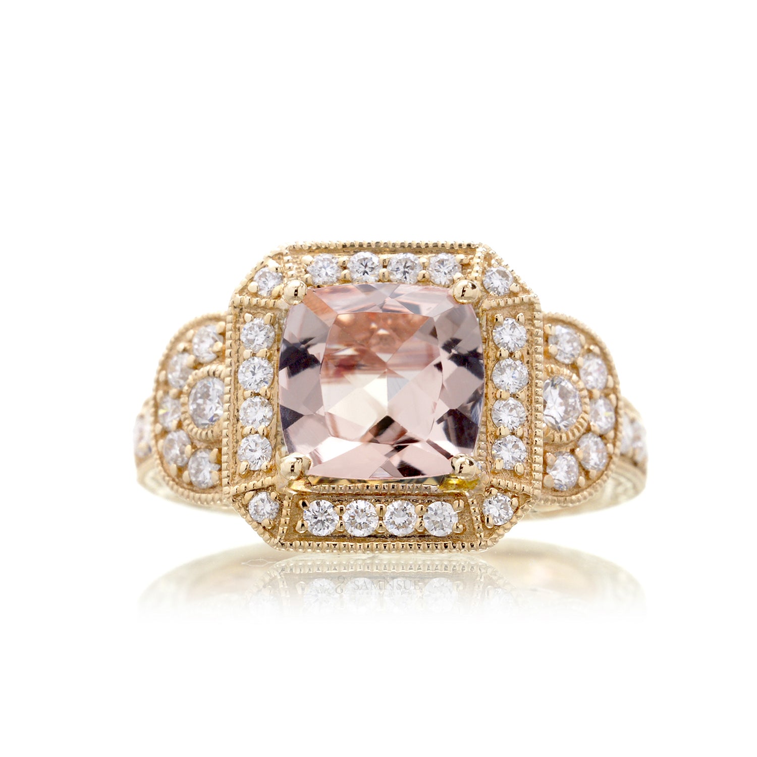 The Louise Cushion Morganite