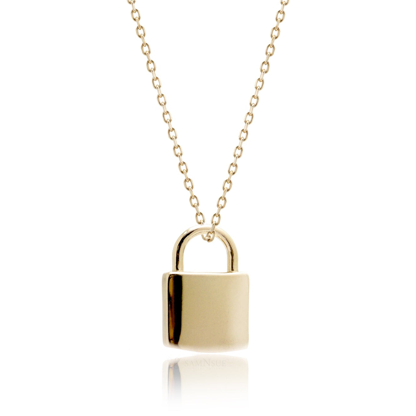 Tiny Lock Pendant