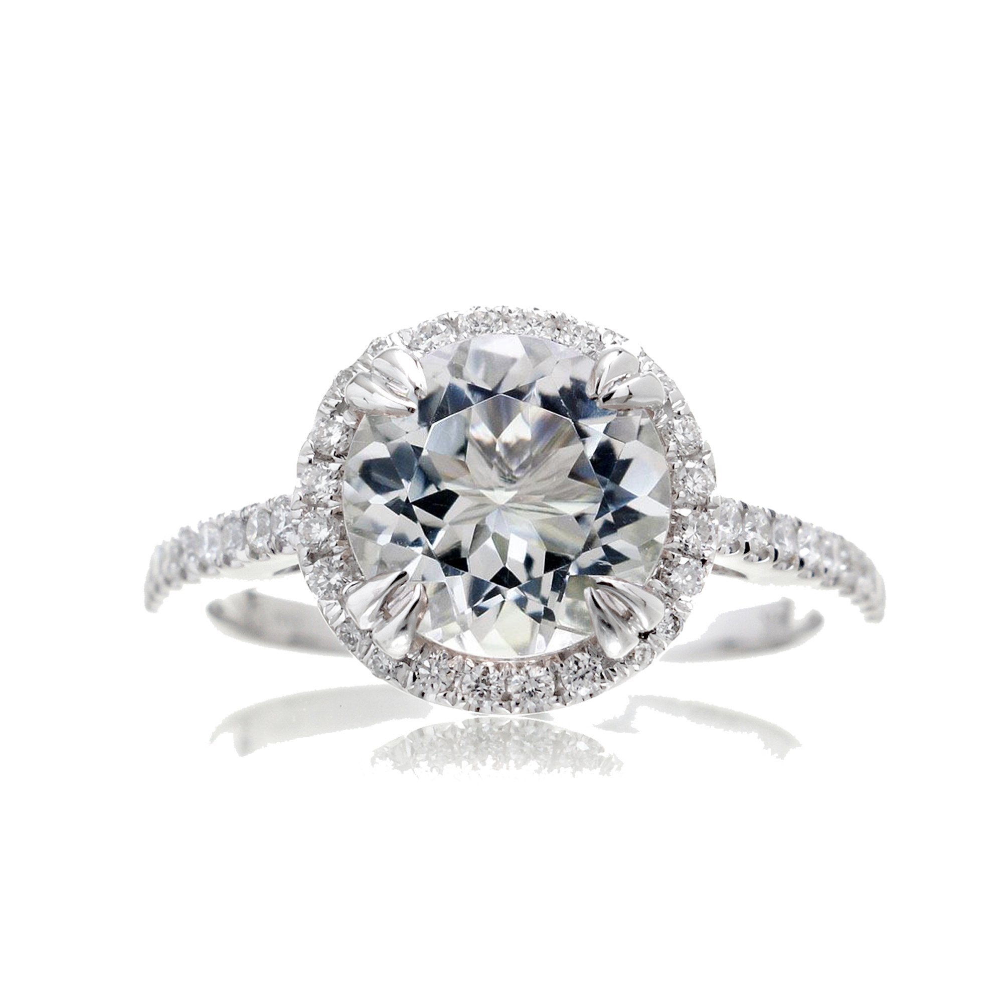 The Signature Round Prasiolite Ring