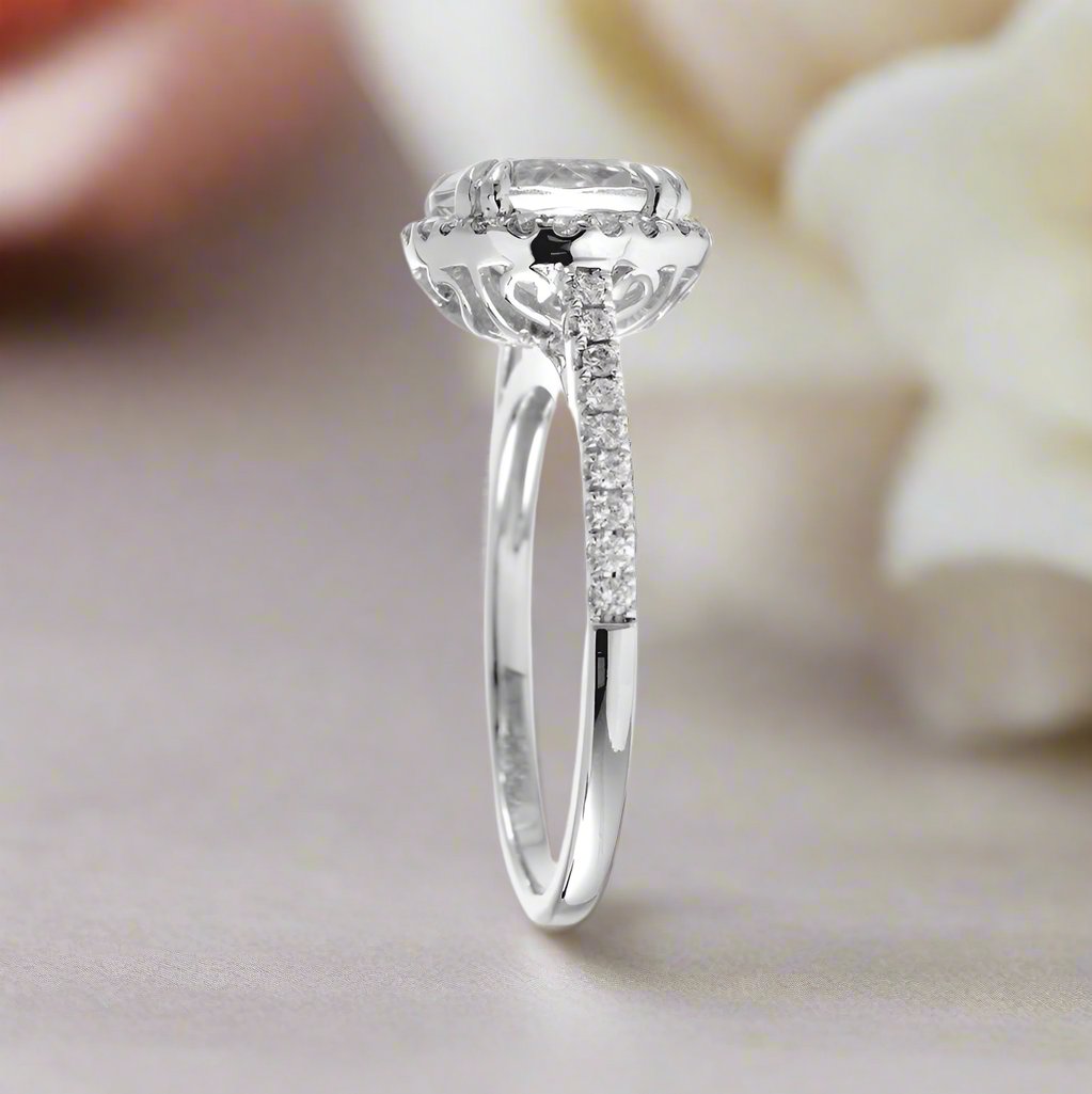 The Signature Round Moissanite Ring