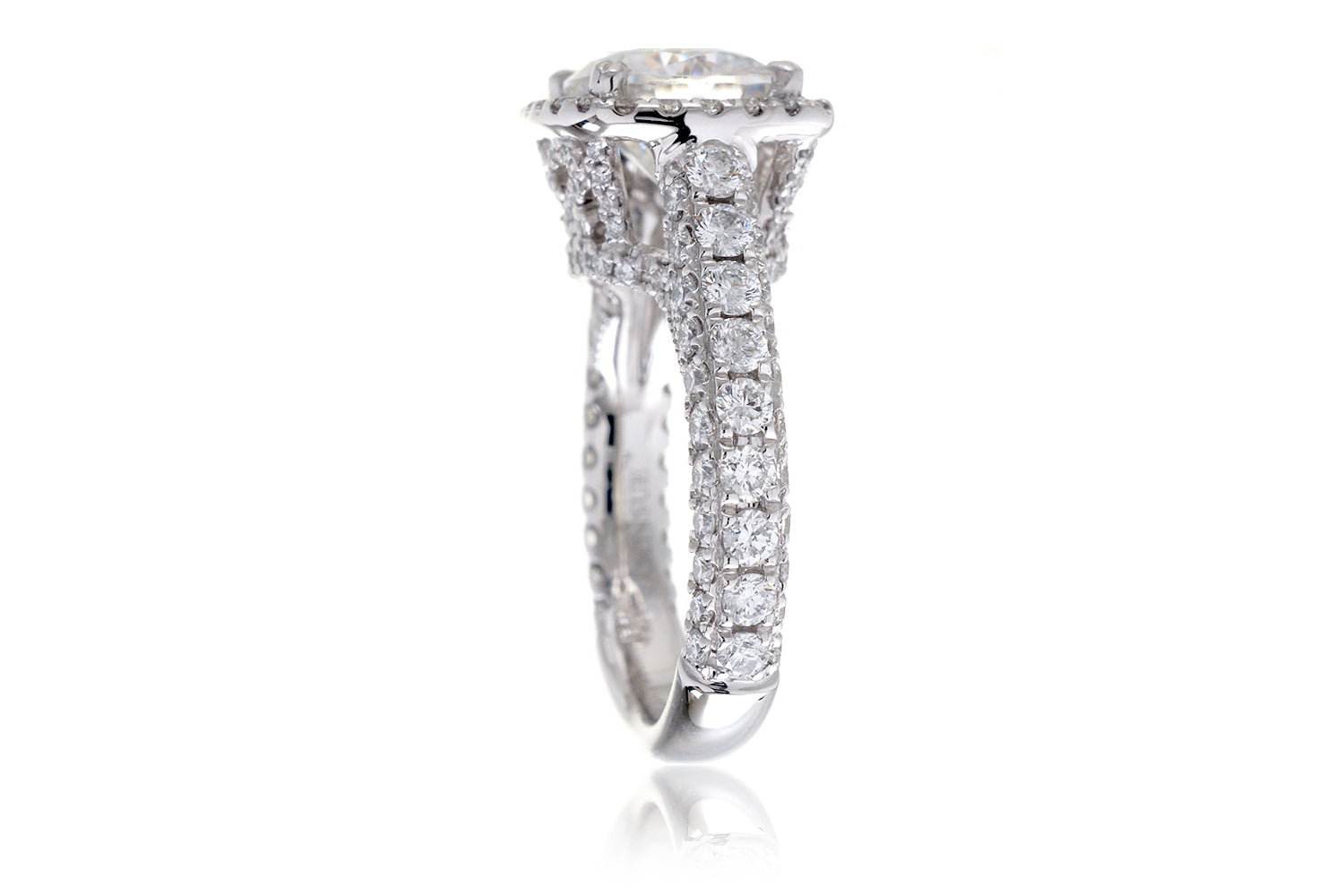 The Tamara Cushion Moissanite