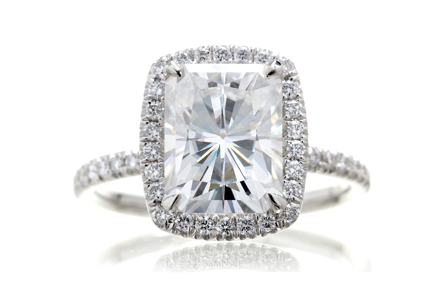 The Caitlin Radiant Moissanite