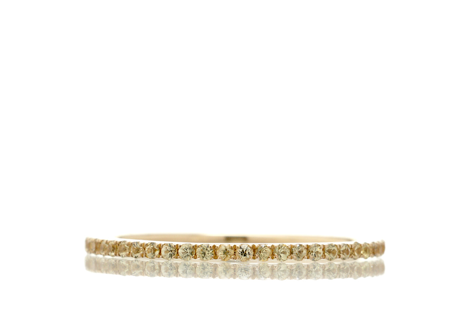 The Lita Yellow Sapphire Eternity Band (1mm)