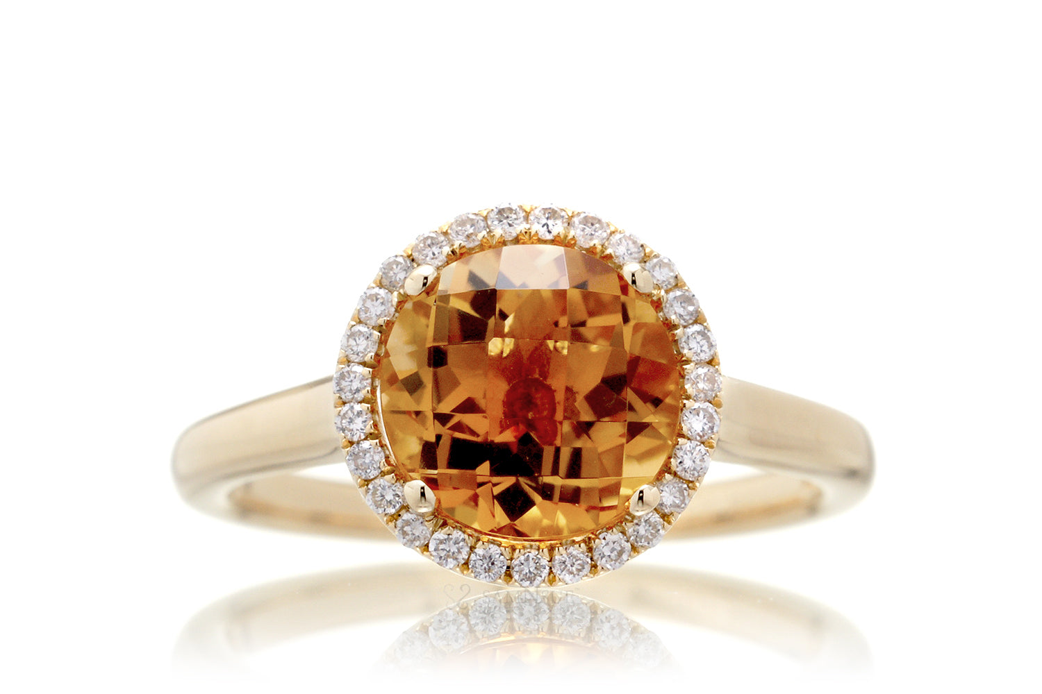 The Ophelia Round Citrine (7mm)