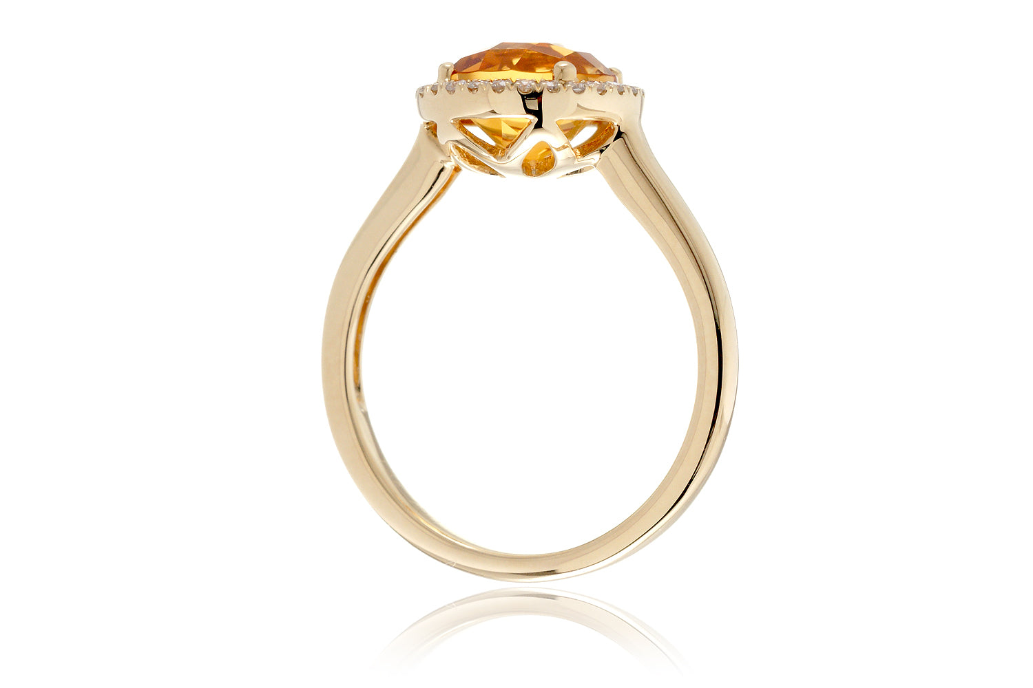 The Ophelia Round Citrine (7mm)