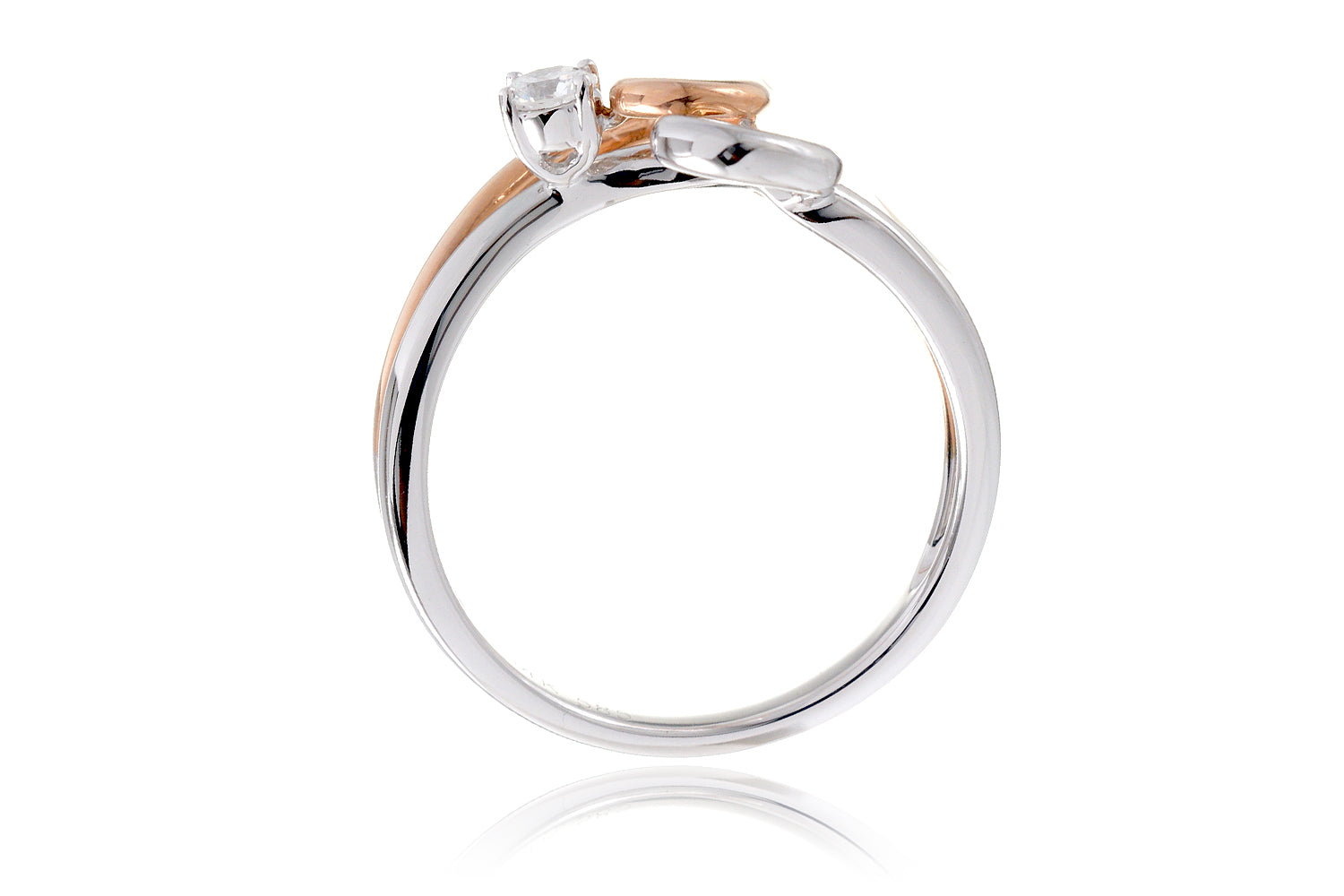 The Double Waved Diamond Ring