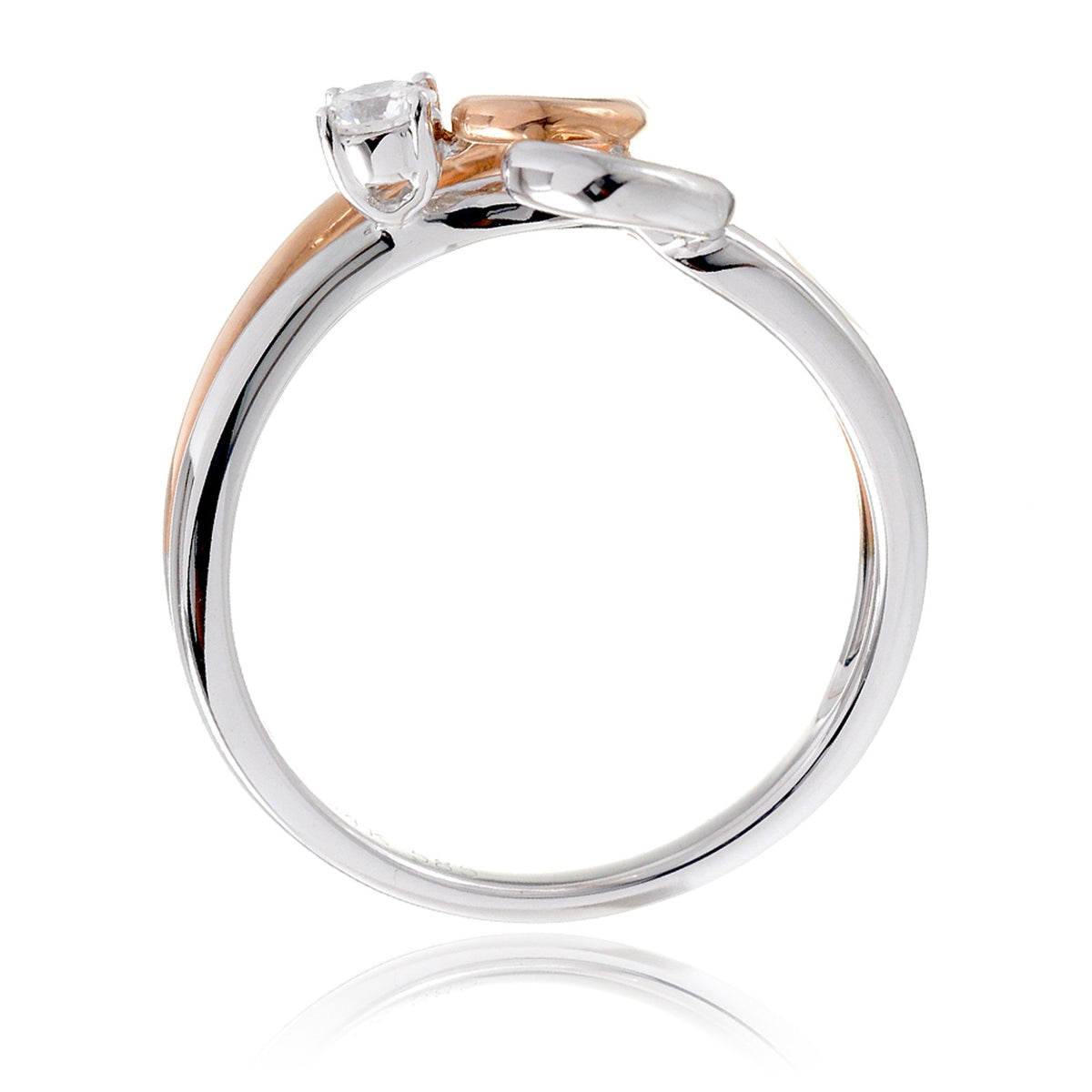 The Double Waved Diamond Ring