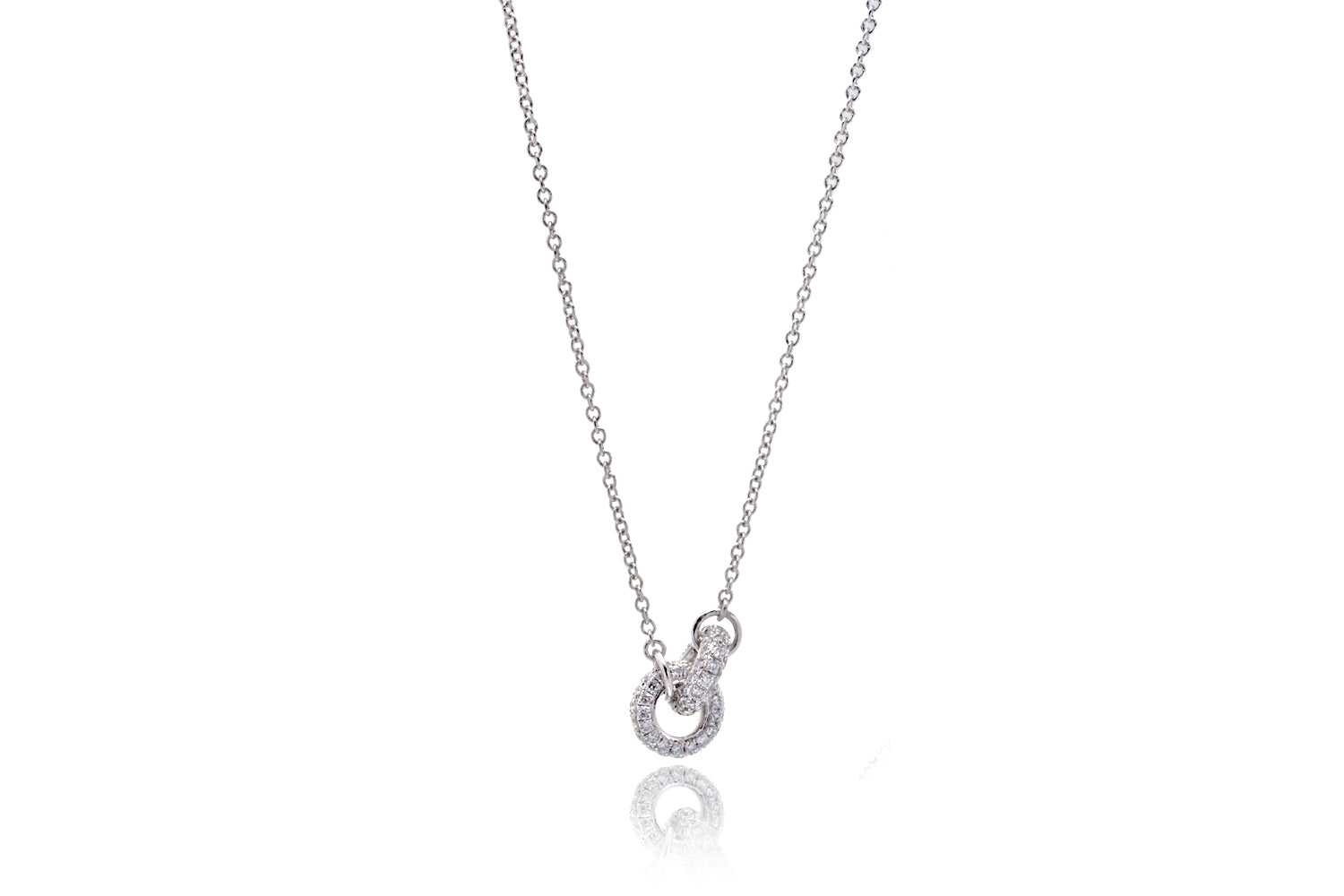 The Forever Linked Diamond Circle Necklace