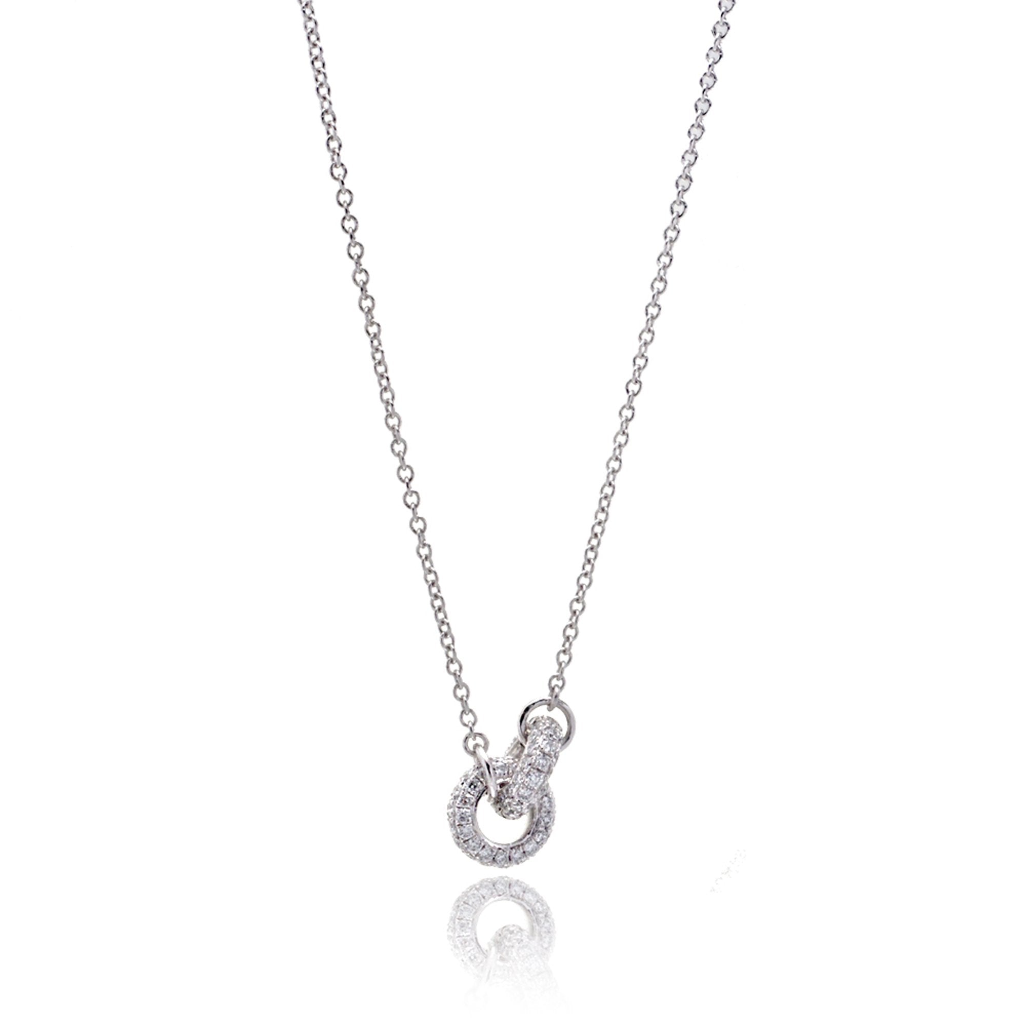 The Forever Linked Diamond Circle Necklace