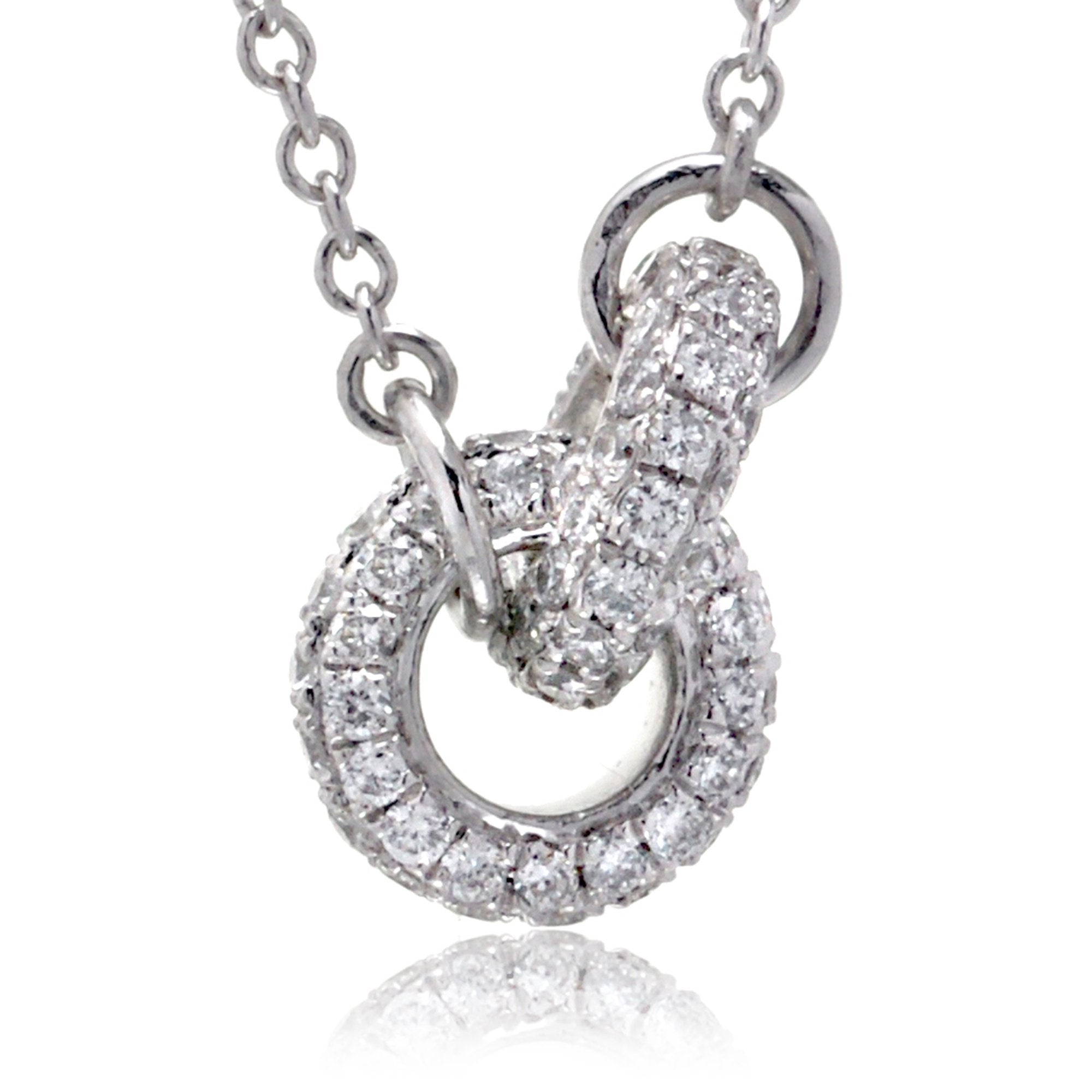 The Forever Linked Diamond Circle Necklace