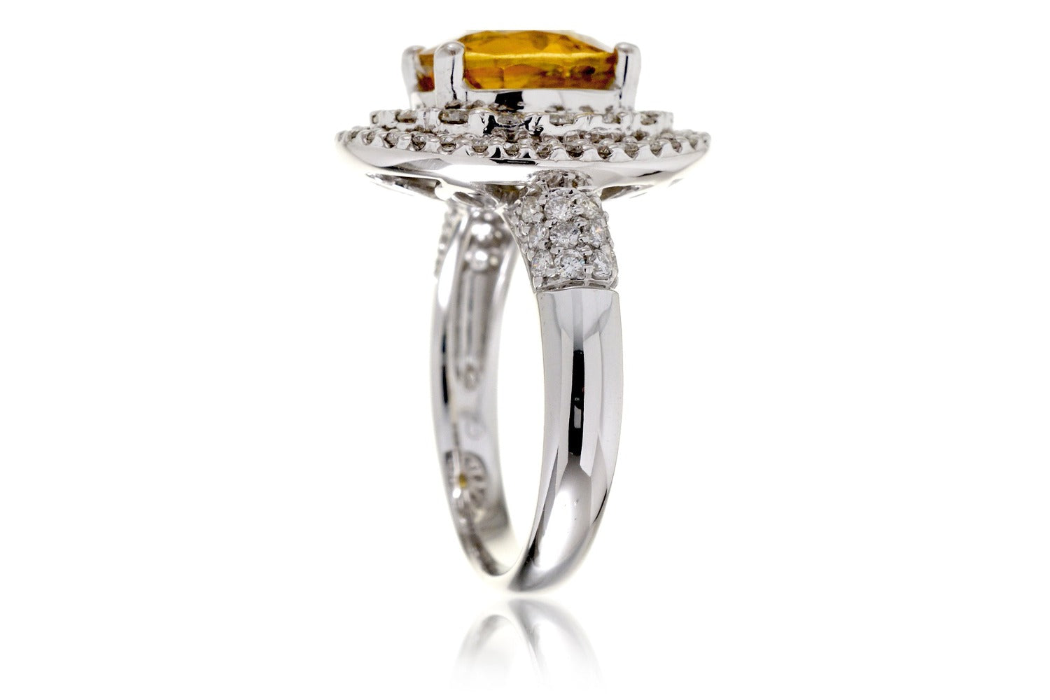 The Dottie Oval Yellow Sapphire Ring (4.65 ct tw.)