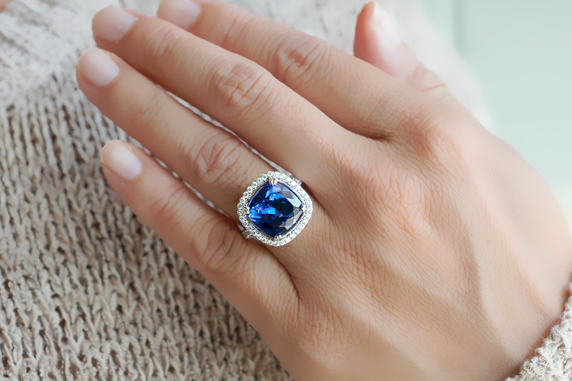 The Tamika Cushion Tanzanite (8.41 ct. tw.)