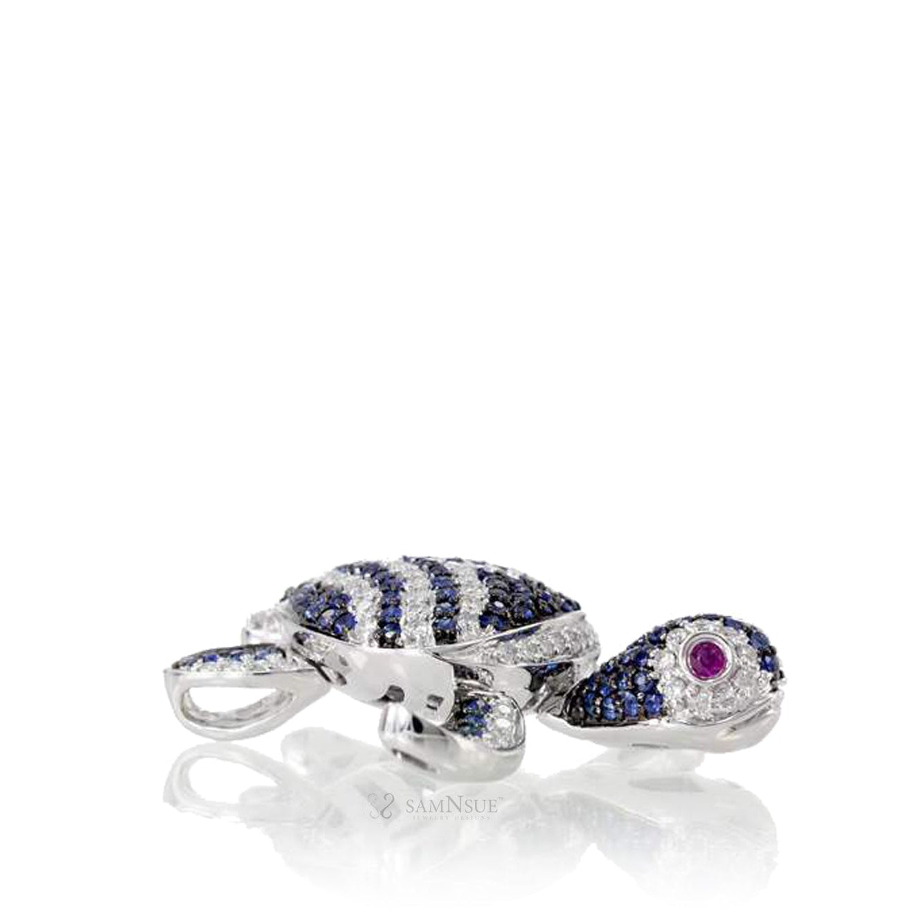 The Chevron Turtle Pendant