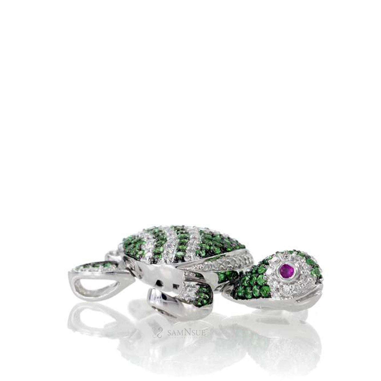 The Chevron Turtle Pendant