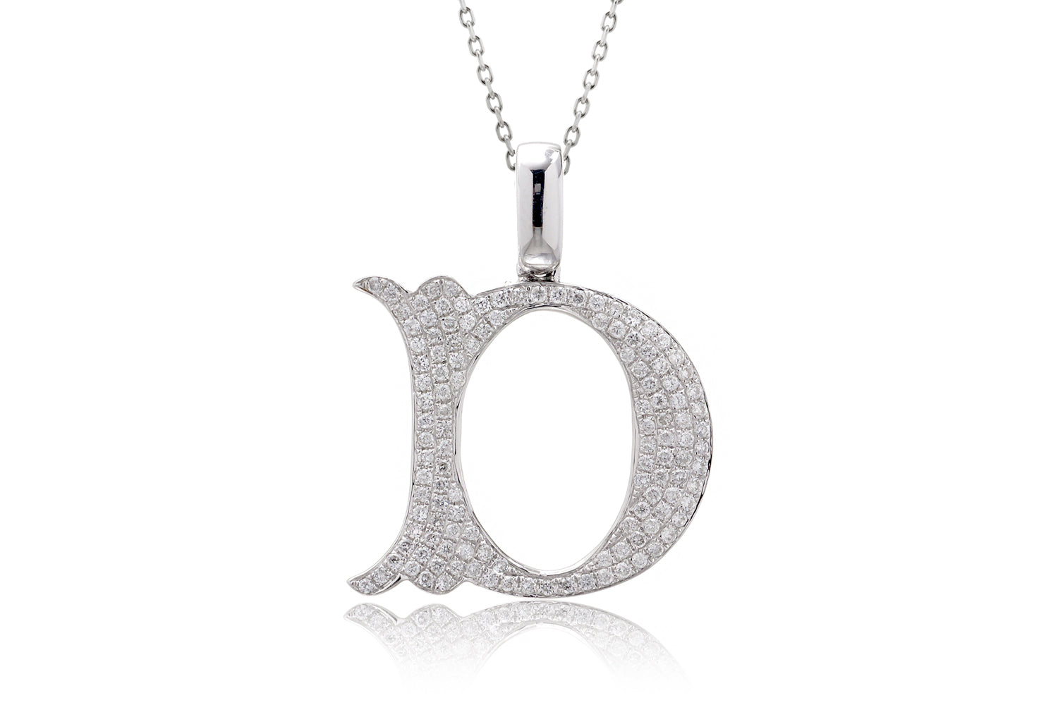 The Pavé Initial Pendant