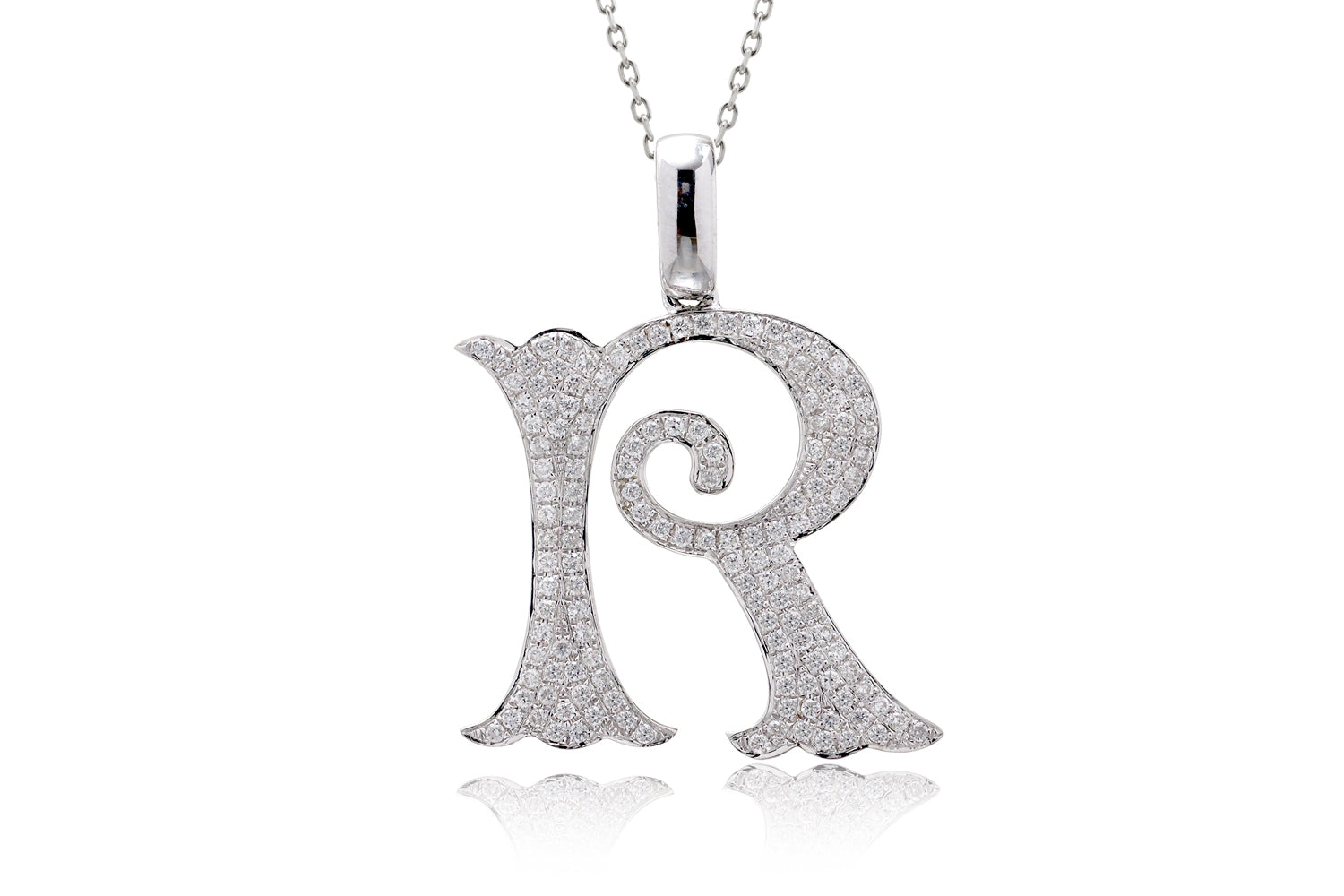 The Pavé Initial Pendant