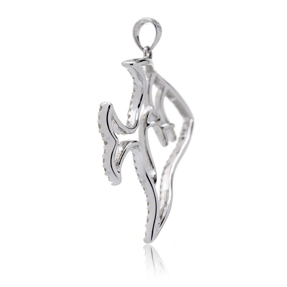 The Angel Fish Diamond Pendant