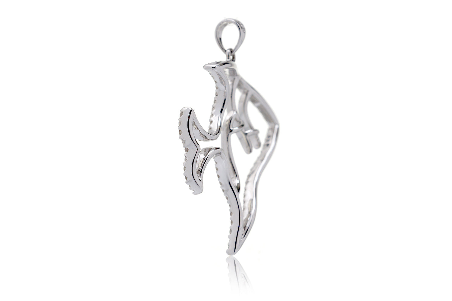 The Angel Fish Diamond Pendant