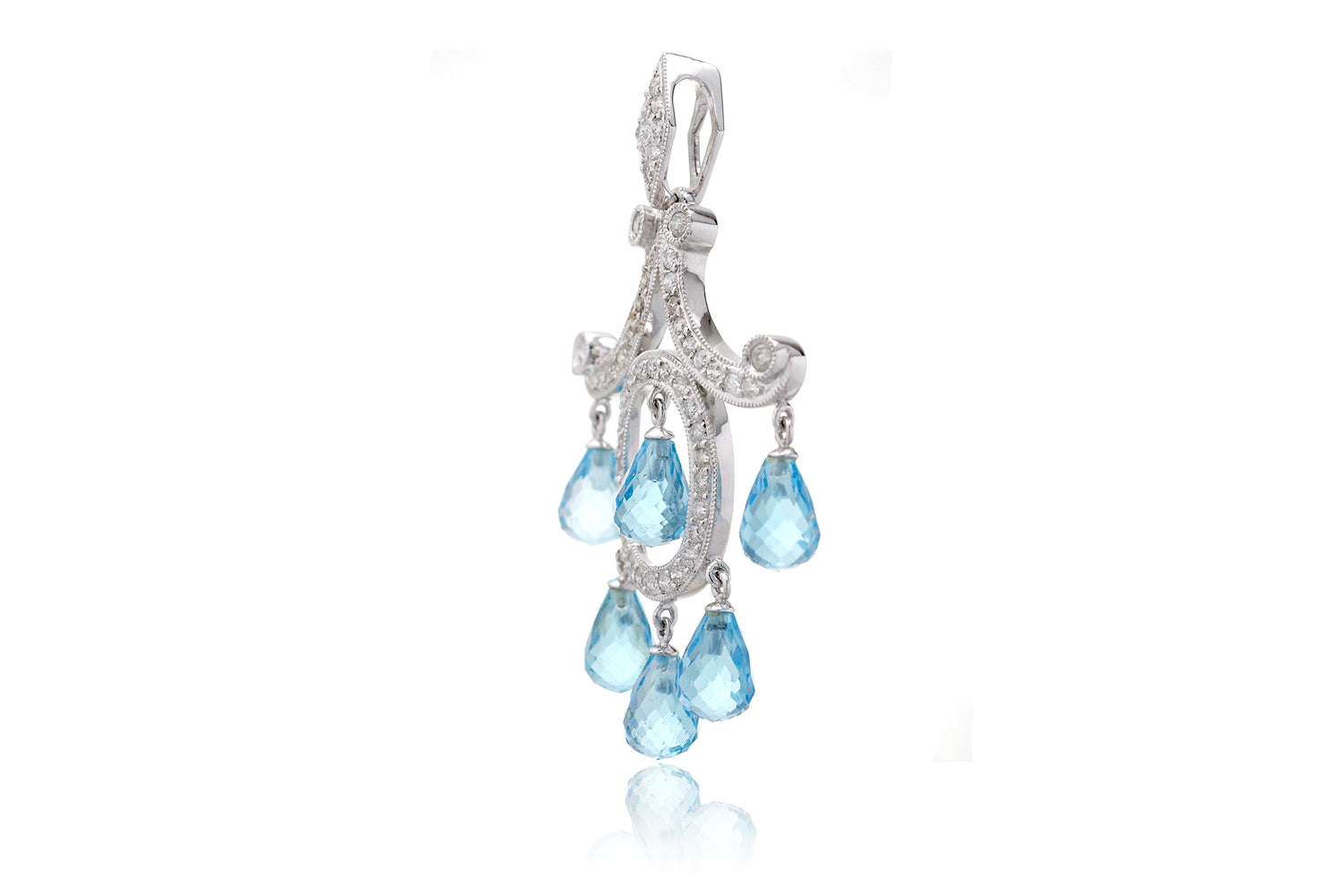 The Ombline Topaz Dangle Pendant (10.28 ct. tw.)