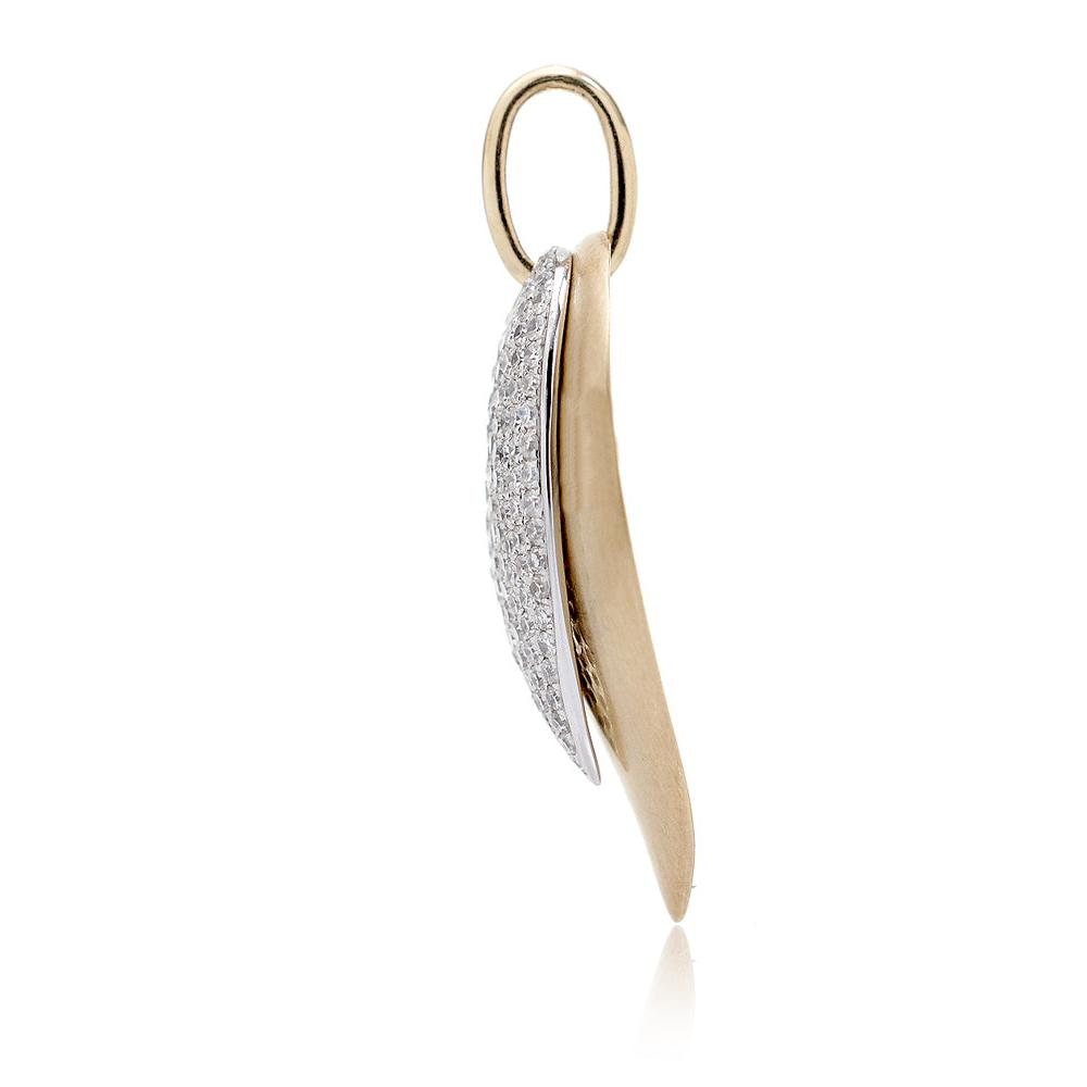 The Ollie Heart Pavé Pendant