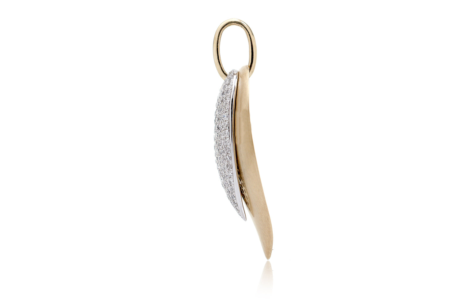 The Ollie Heart Pavé Pendant