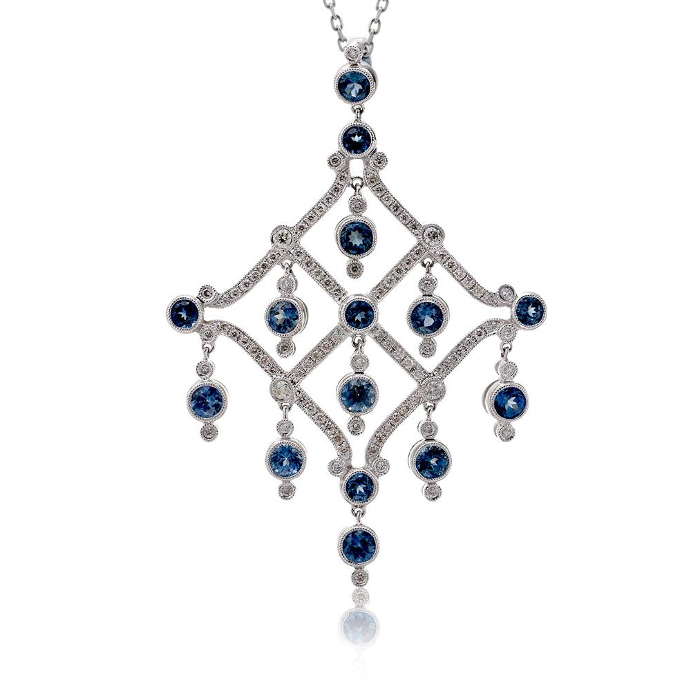 The Eugenie Sapphire Pendant (3.78 ct tw.)