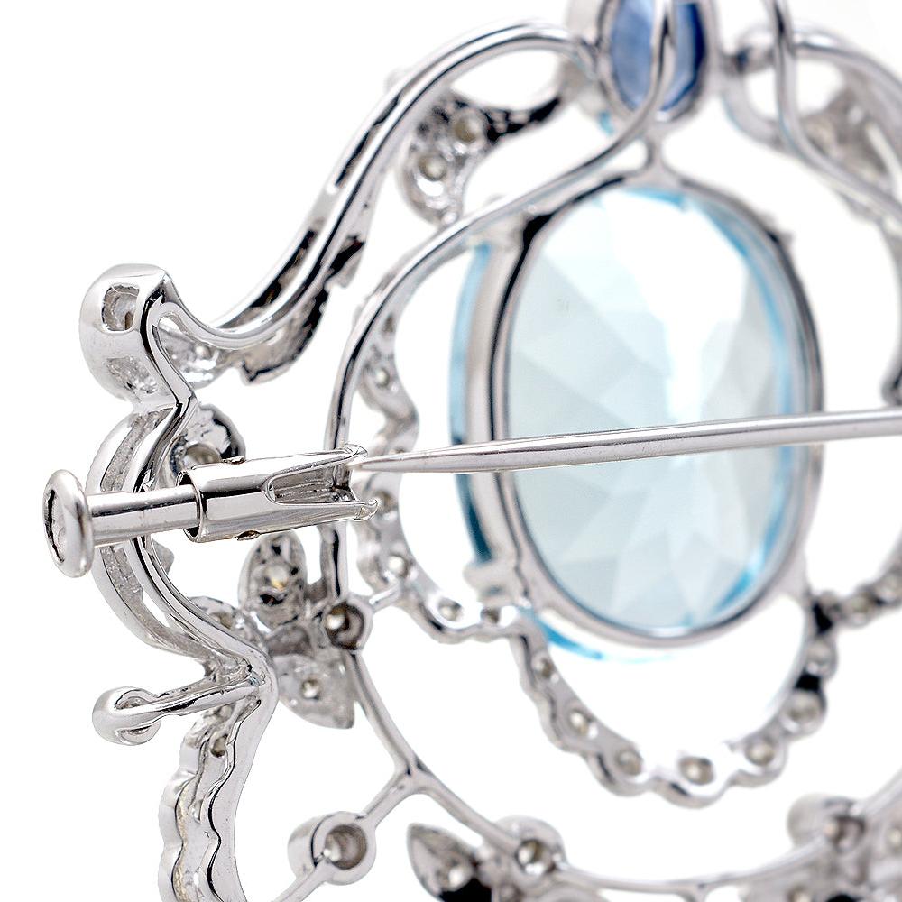 The Bernadine Brooch Pendant (18.17 ct tw.)