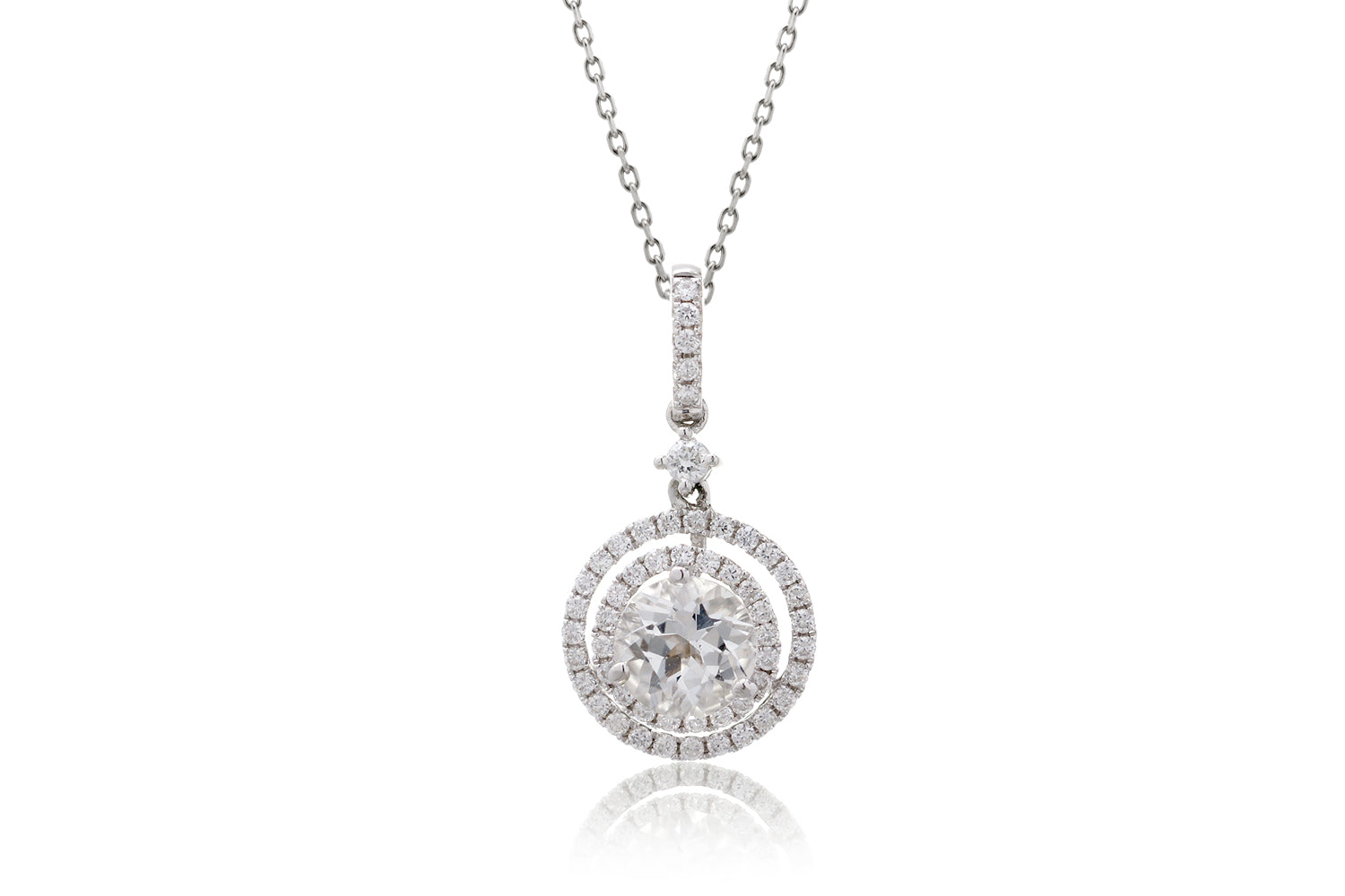 The Remie White Topaz Diamond Pendant (1.37 ct. tw.)