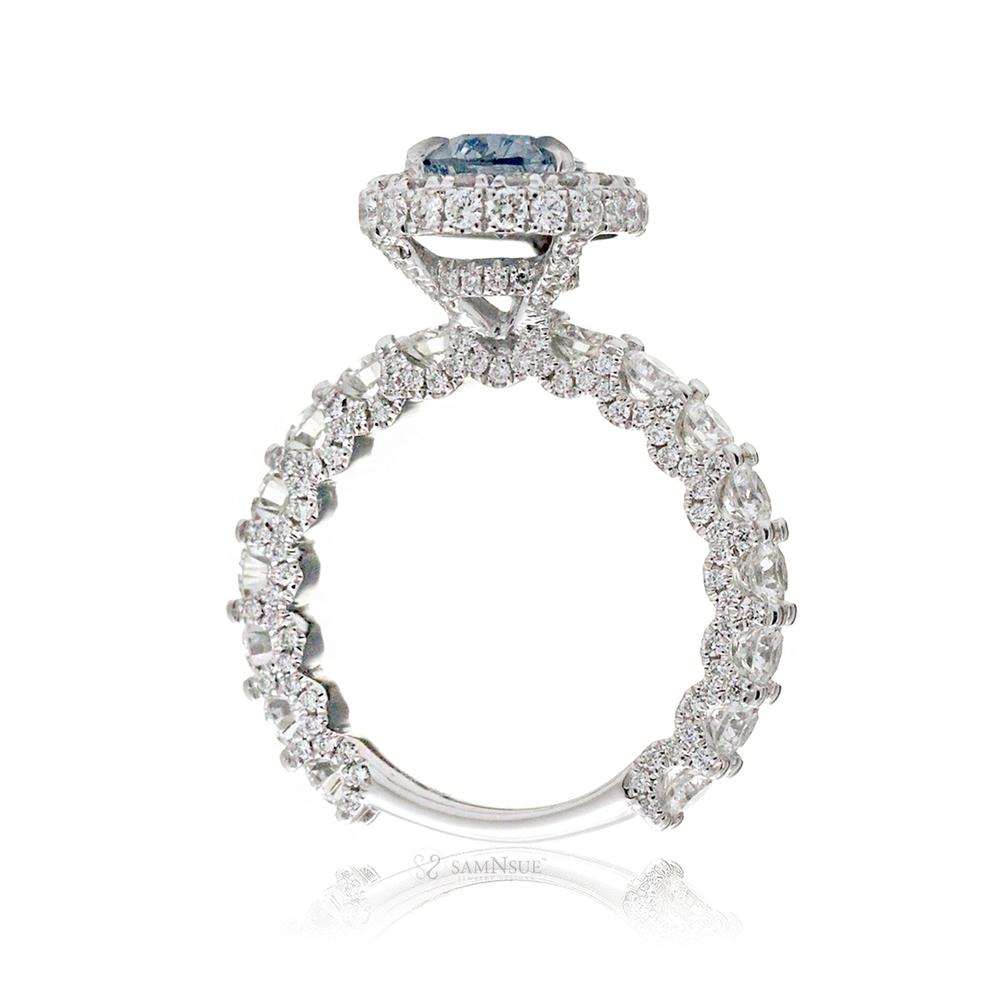 The Florence Blue Pear Diamond (4.20 ct. tw.)