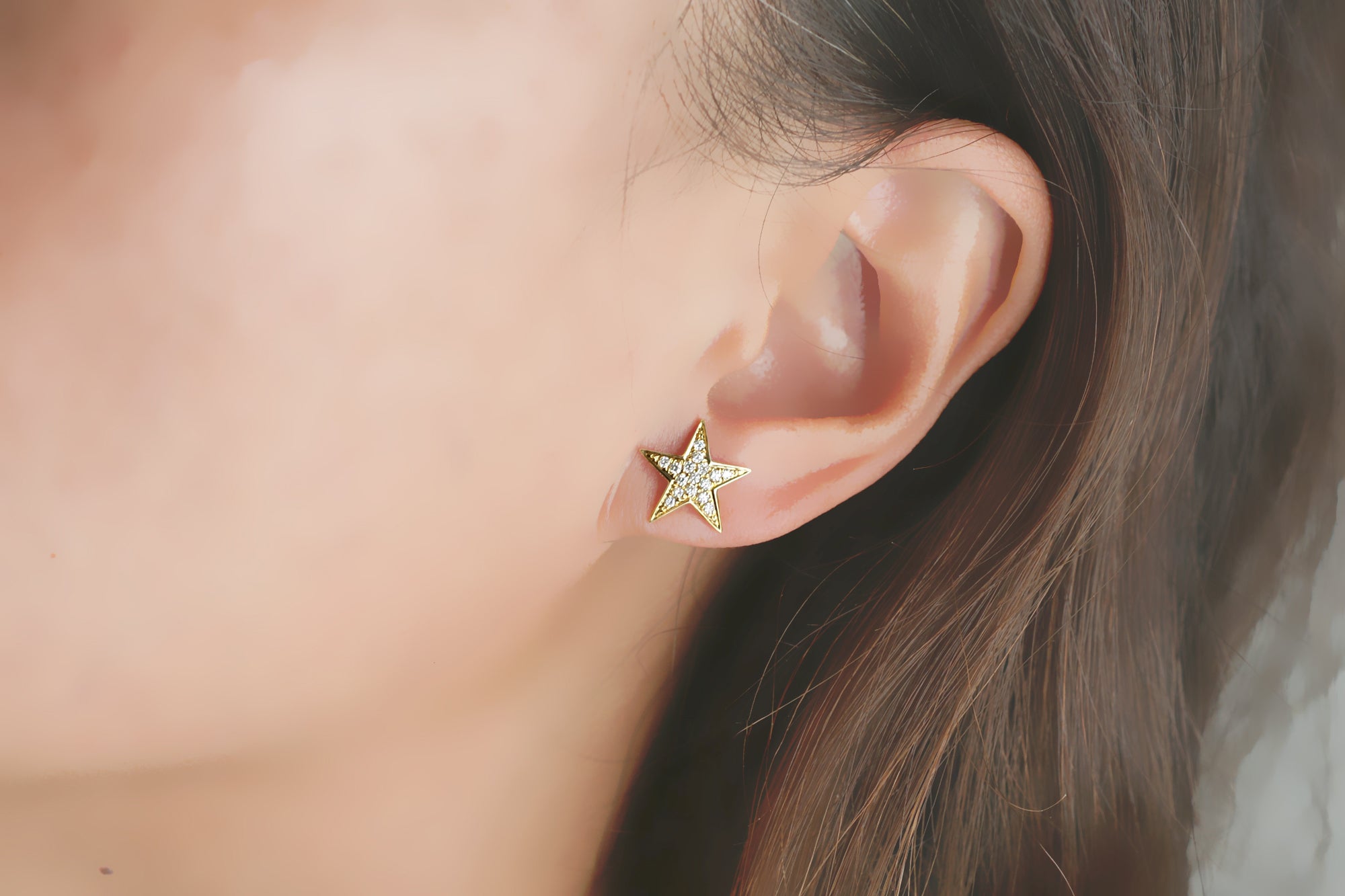 The Star Diamond Pavé Studs