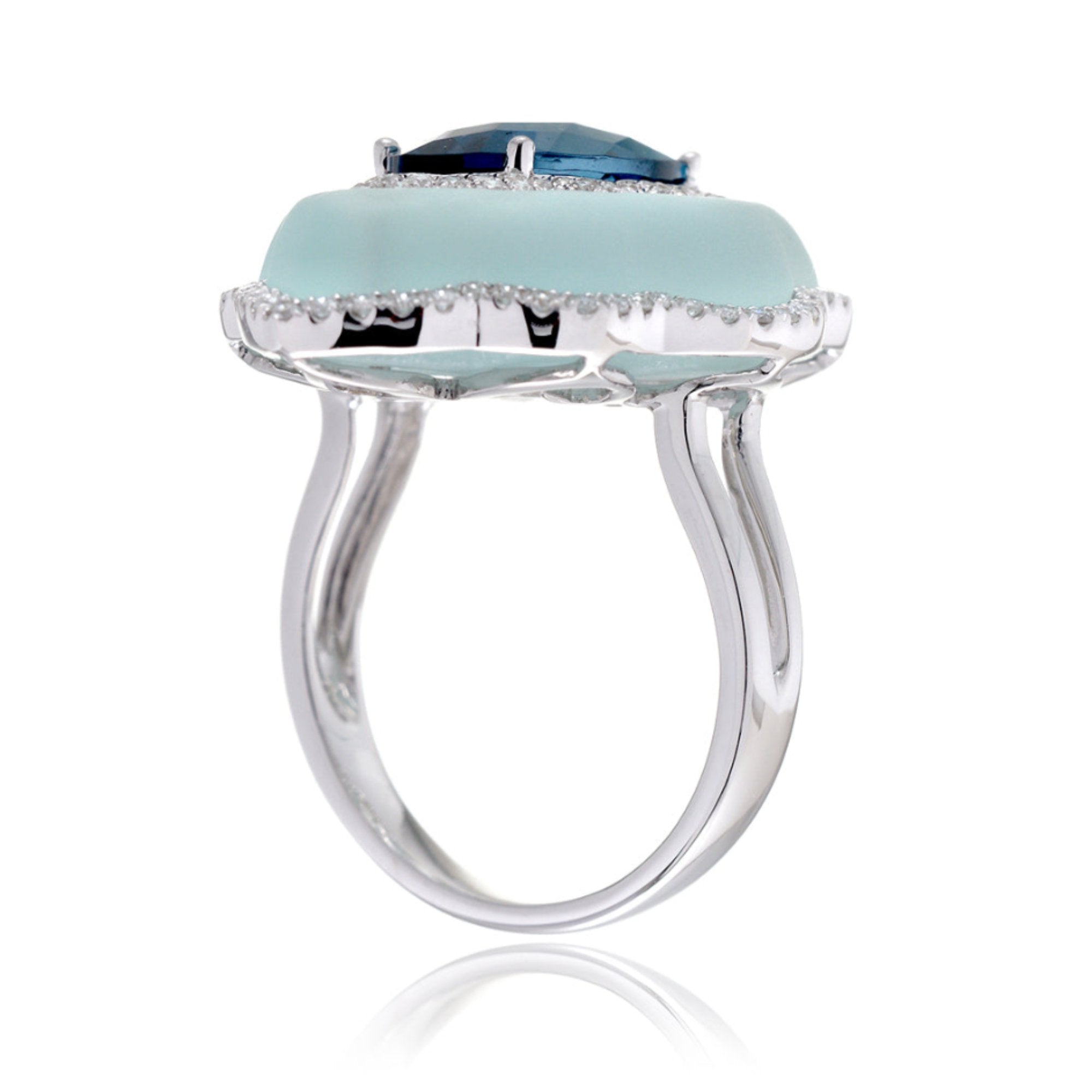The Agatha Marquise Topaz Ring
