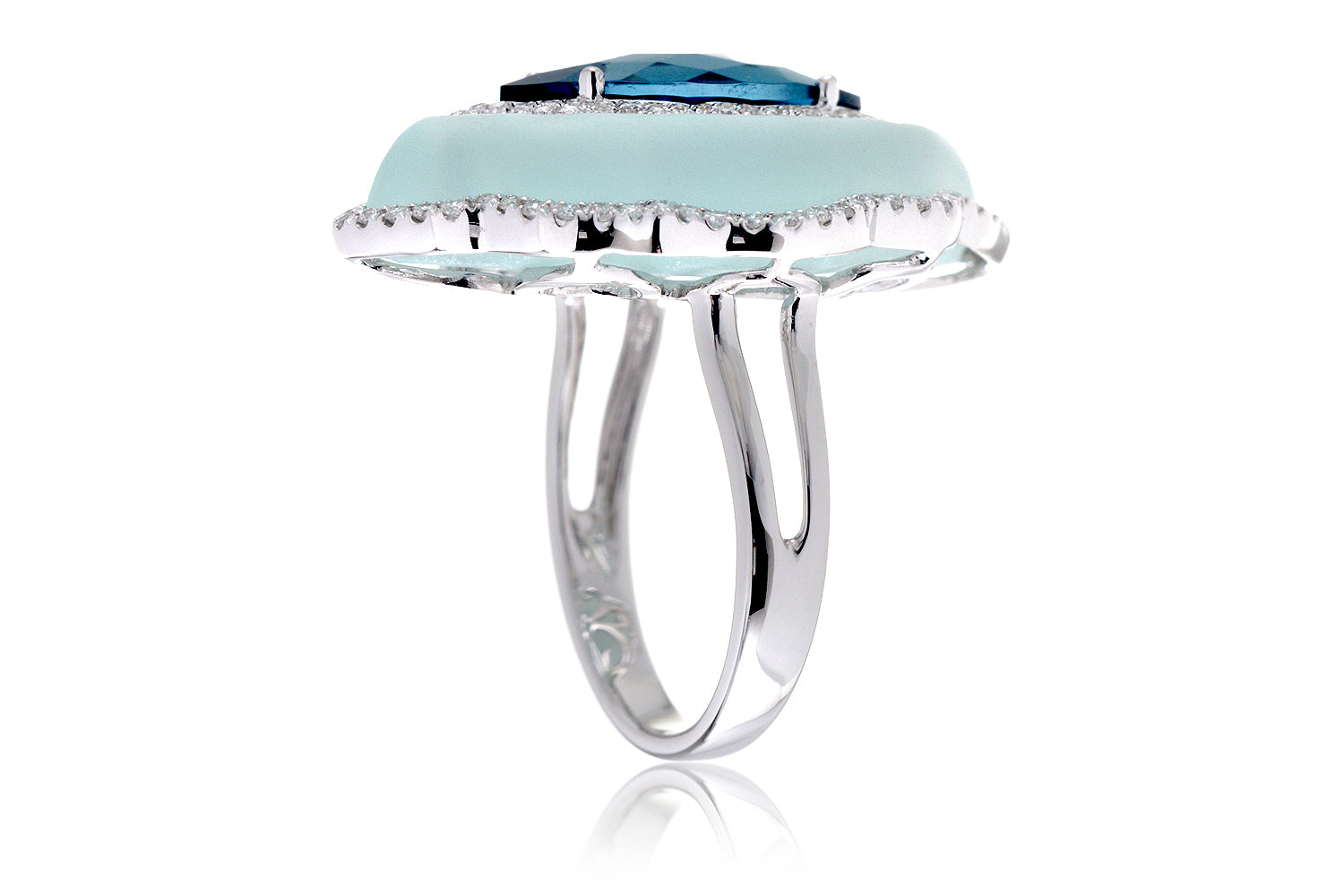 The Agatha Marquise Topaz Ring