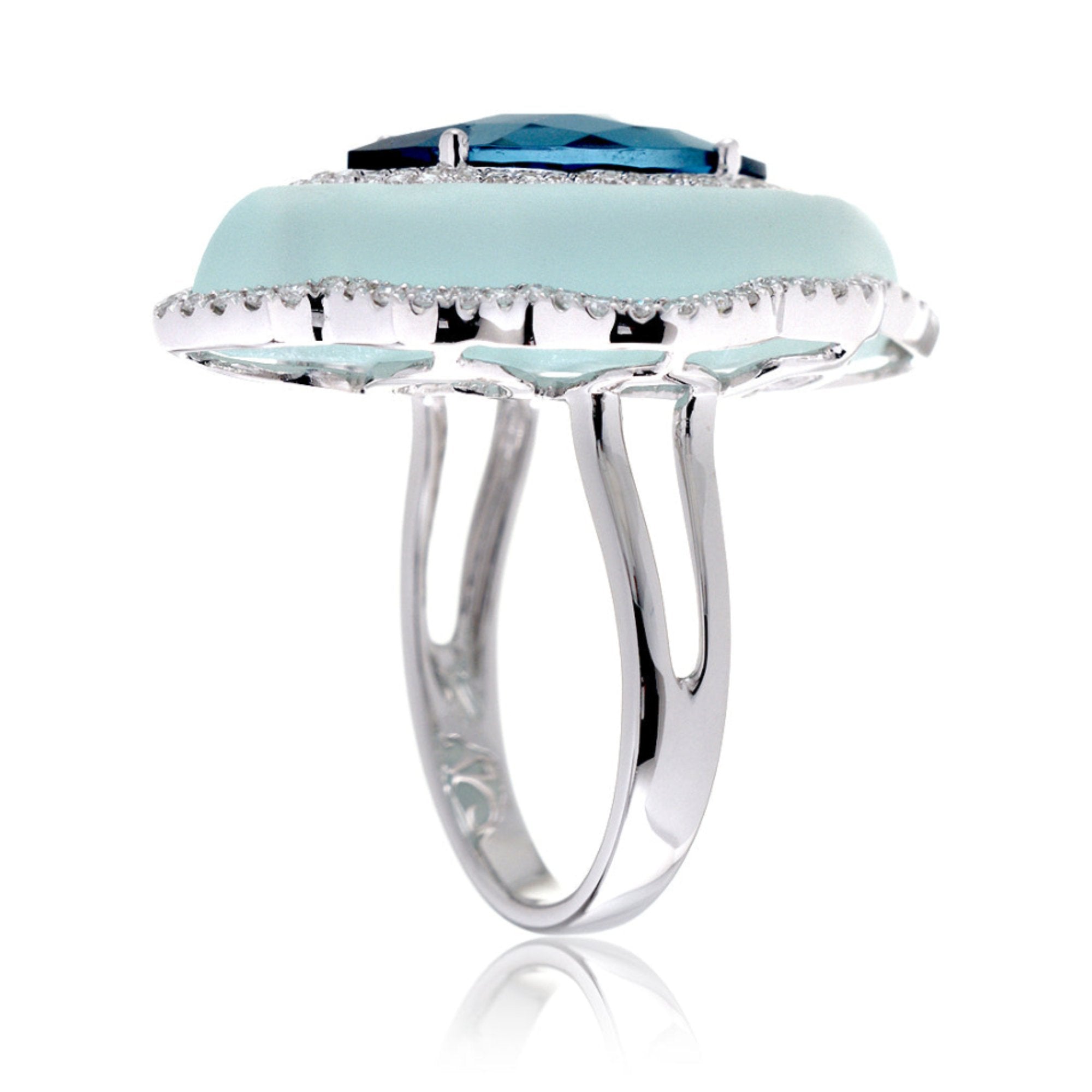The Agatha Marquise Topaz Ring