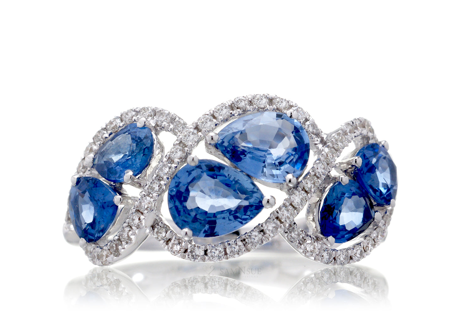 The Mathilda Pear Sapphire Ring (3.16 ct. tw.)
