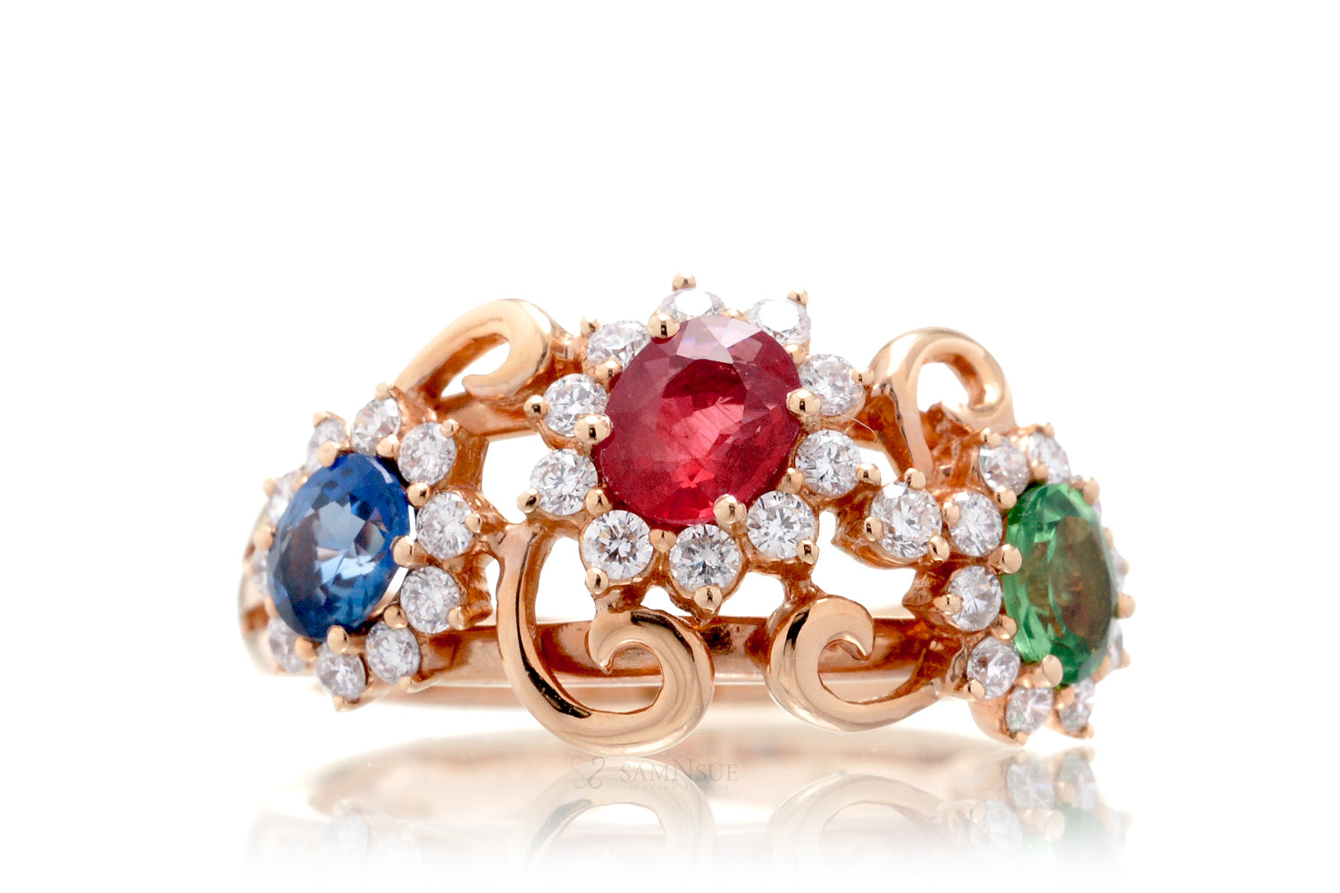 The Dahlia Gemstone Trio