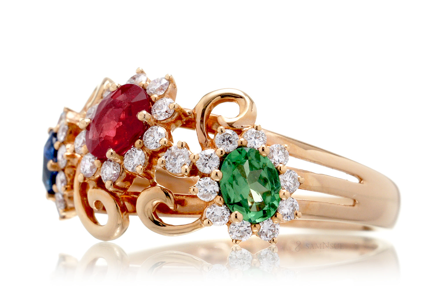 The Dahlia Gemstone Trio